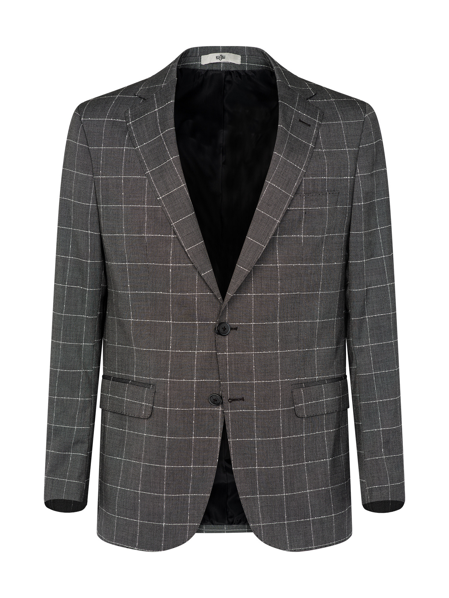 Giacca modello regular fit, Grigio, large image number 0