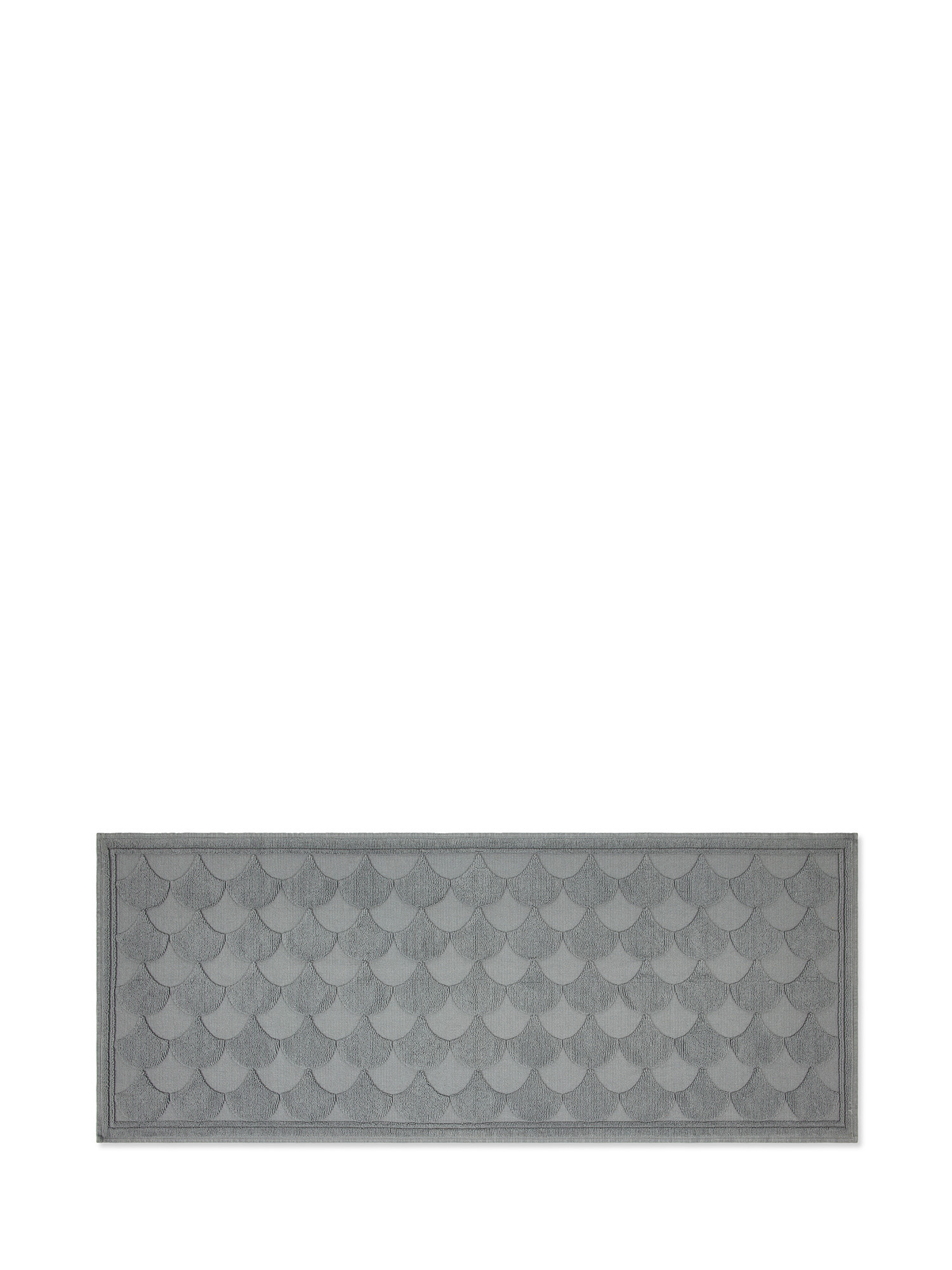 Scendi doccia in puro cotone , Grigio scuro, large image number 0