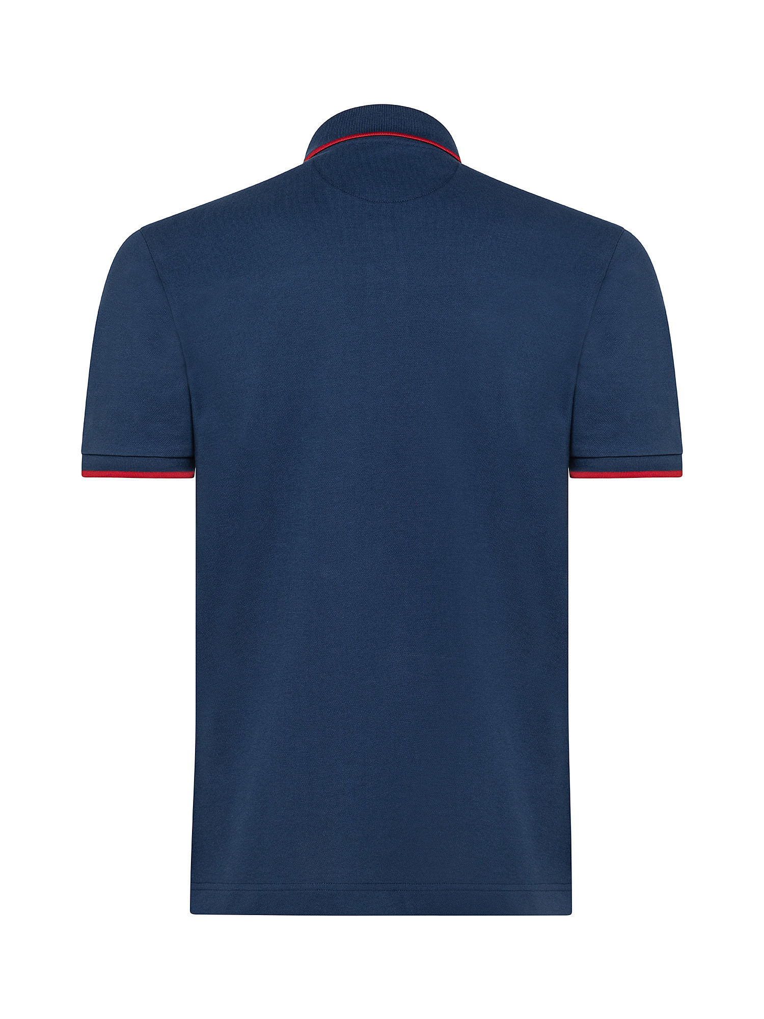 Regular-fit classic piqué polo shirt, Blue, large image number 1