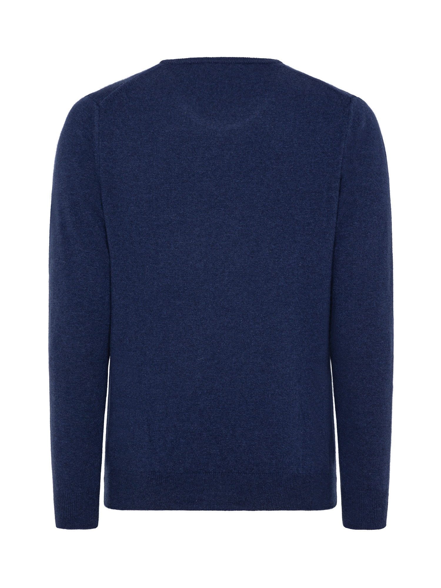 Basic cashmere blend pullover, Blue, large image number 1