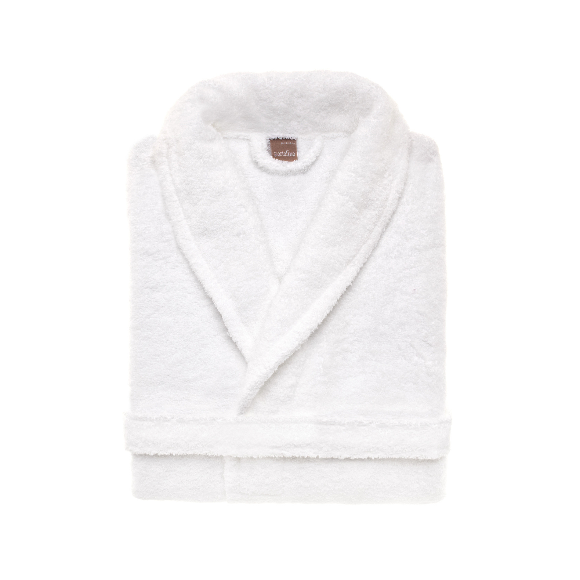 Portofino 100% cotton terry bathrobe, White, large image number 0