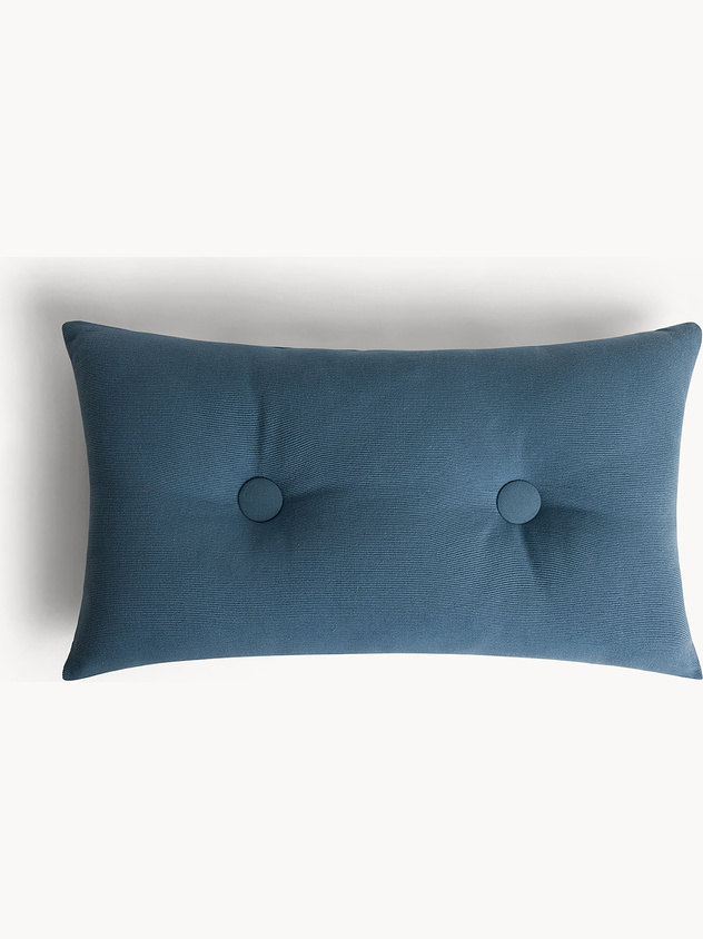 35x60 cm cotton cushion with buttons