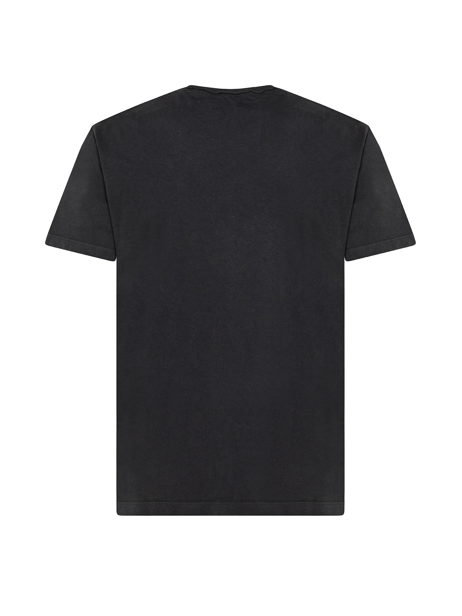 Jersey T-shirt with print, Black, large image number 1