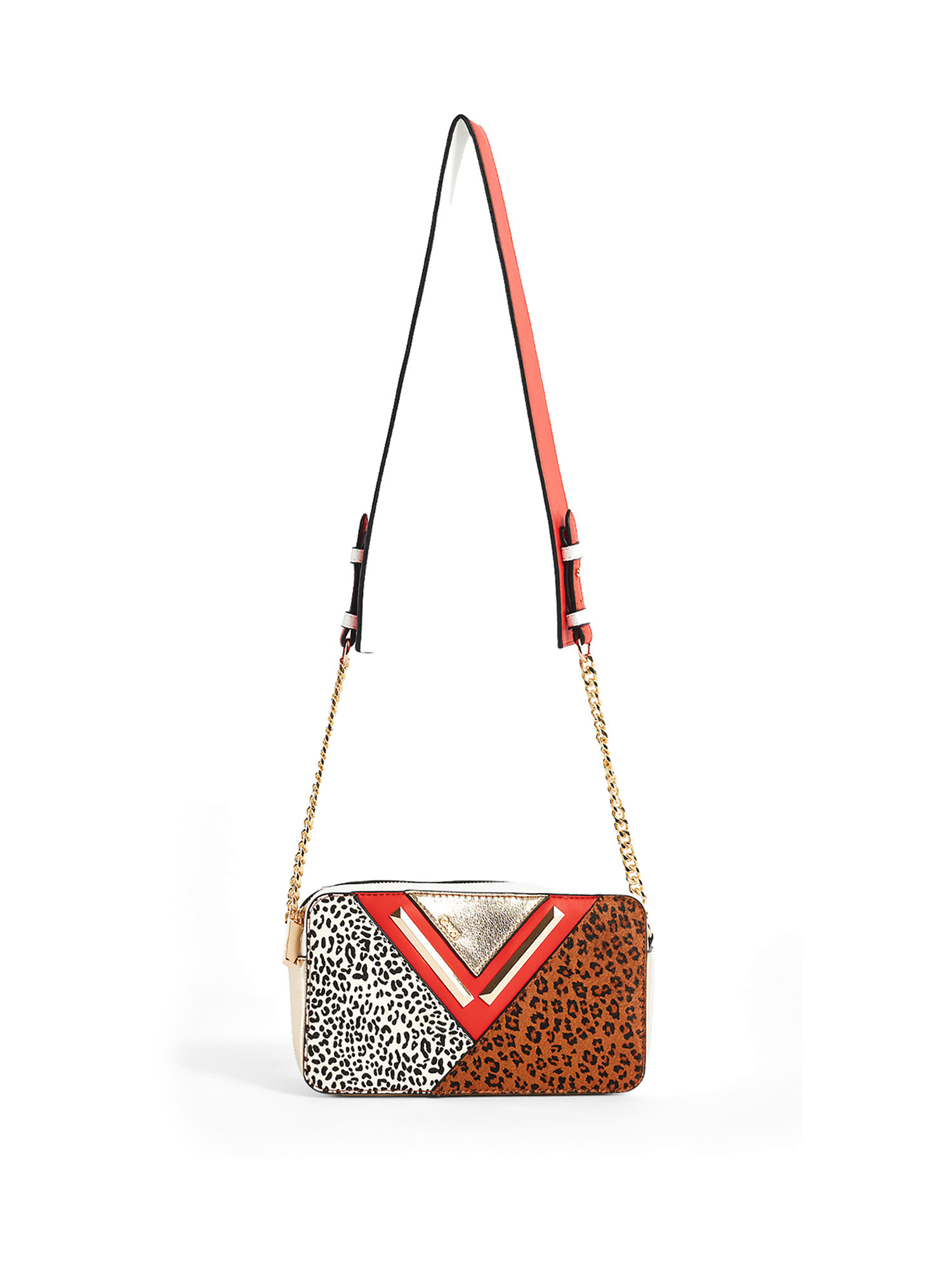 Gaudì - Crossbody with animalier print, Multicolor, large image number 0