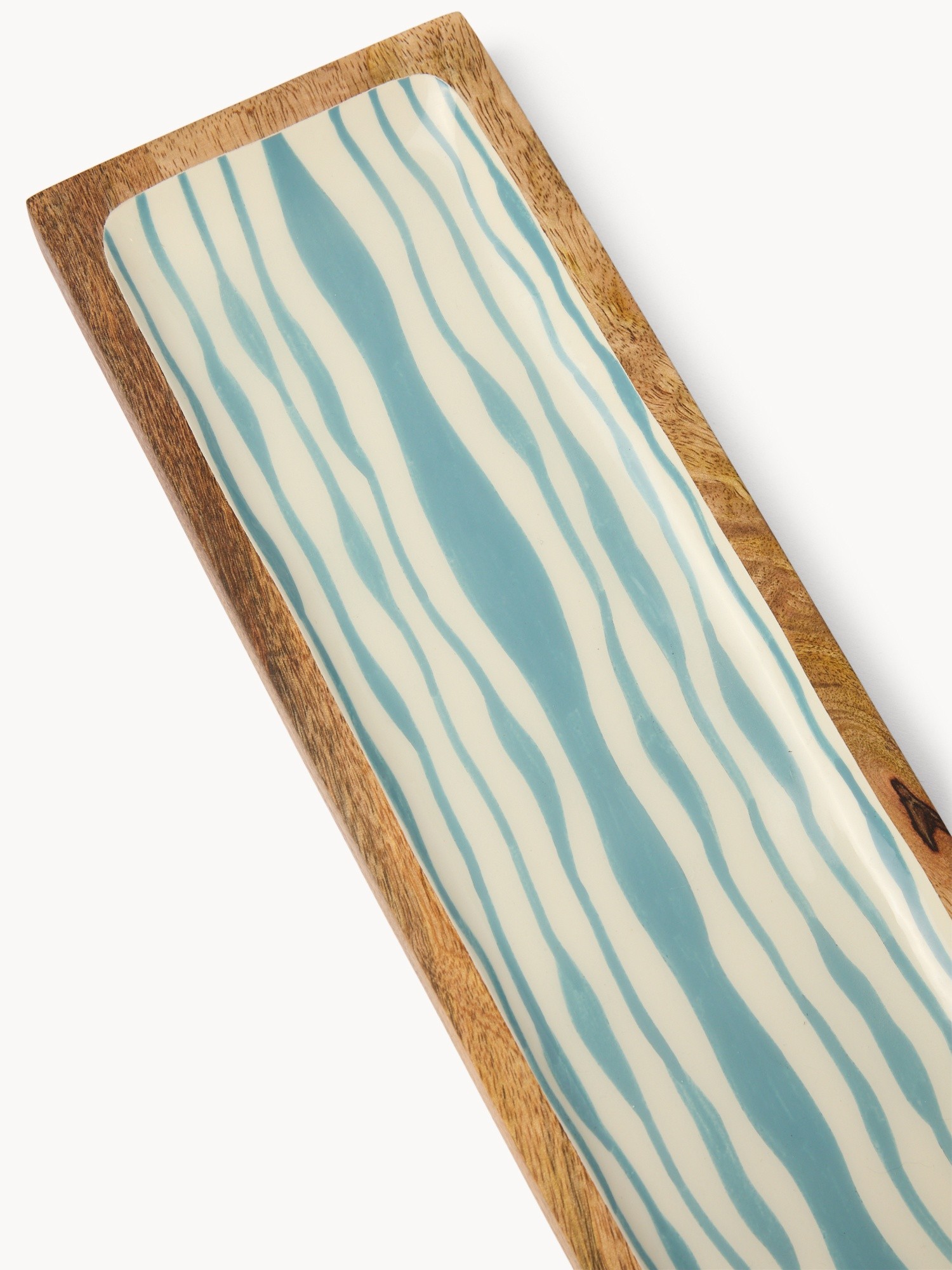 Mango wood cutting board, Light Blue, large image number 0