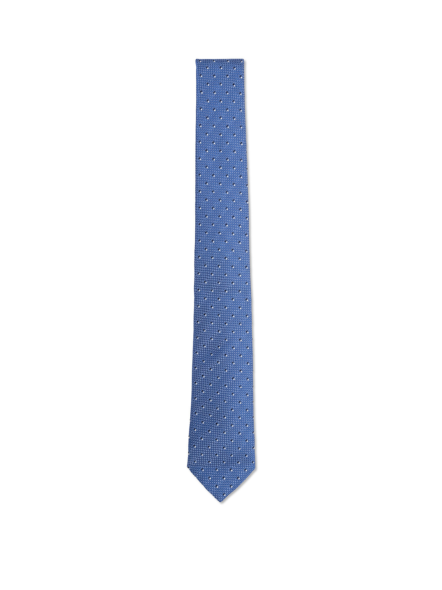 Cravatta in pura seta fantasia, Azzurro celeste, large image number 0