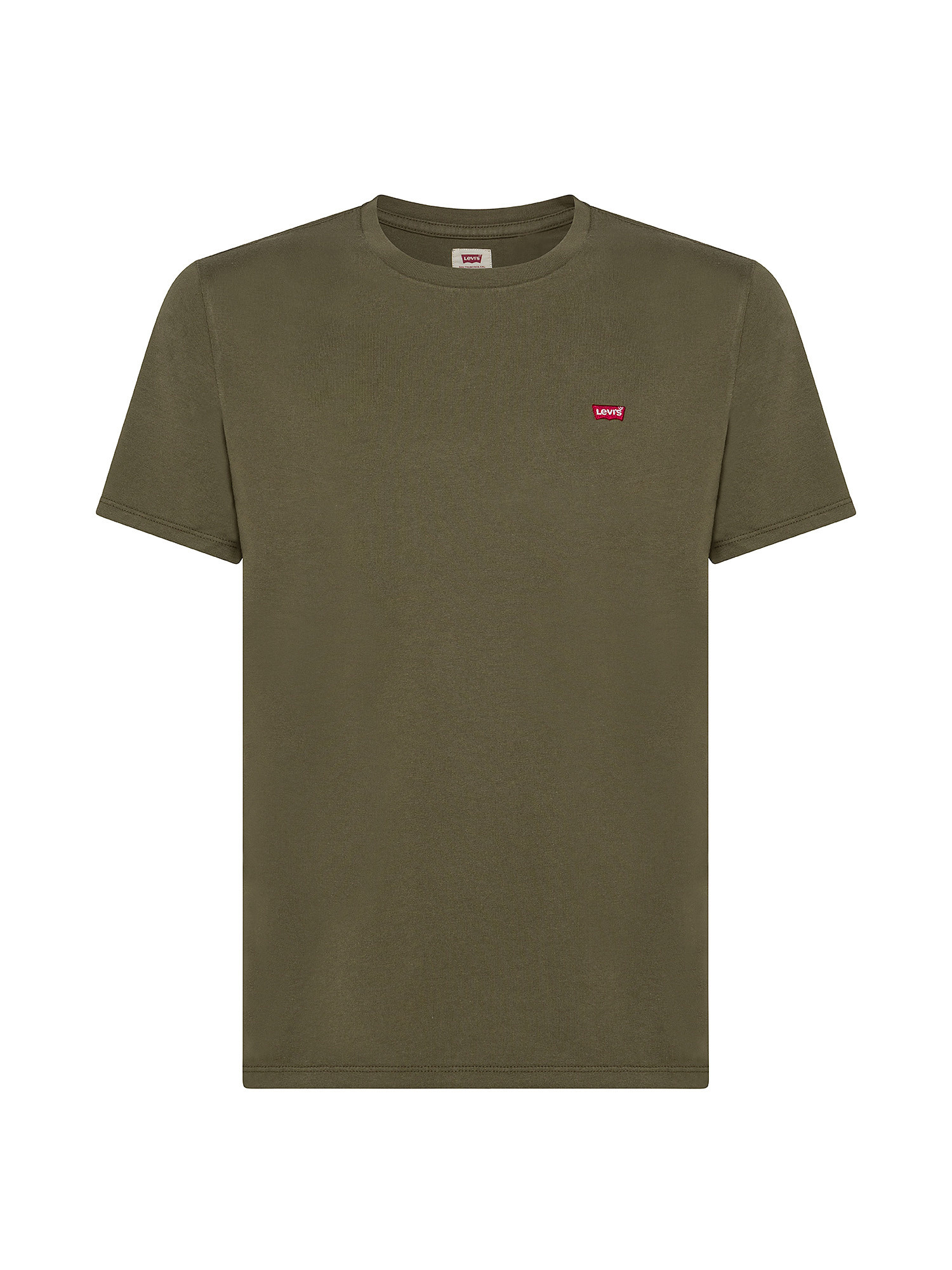 T-shirt Original con logo, Verde oliva, large image number 0