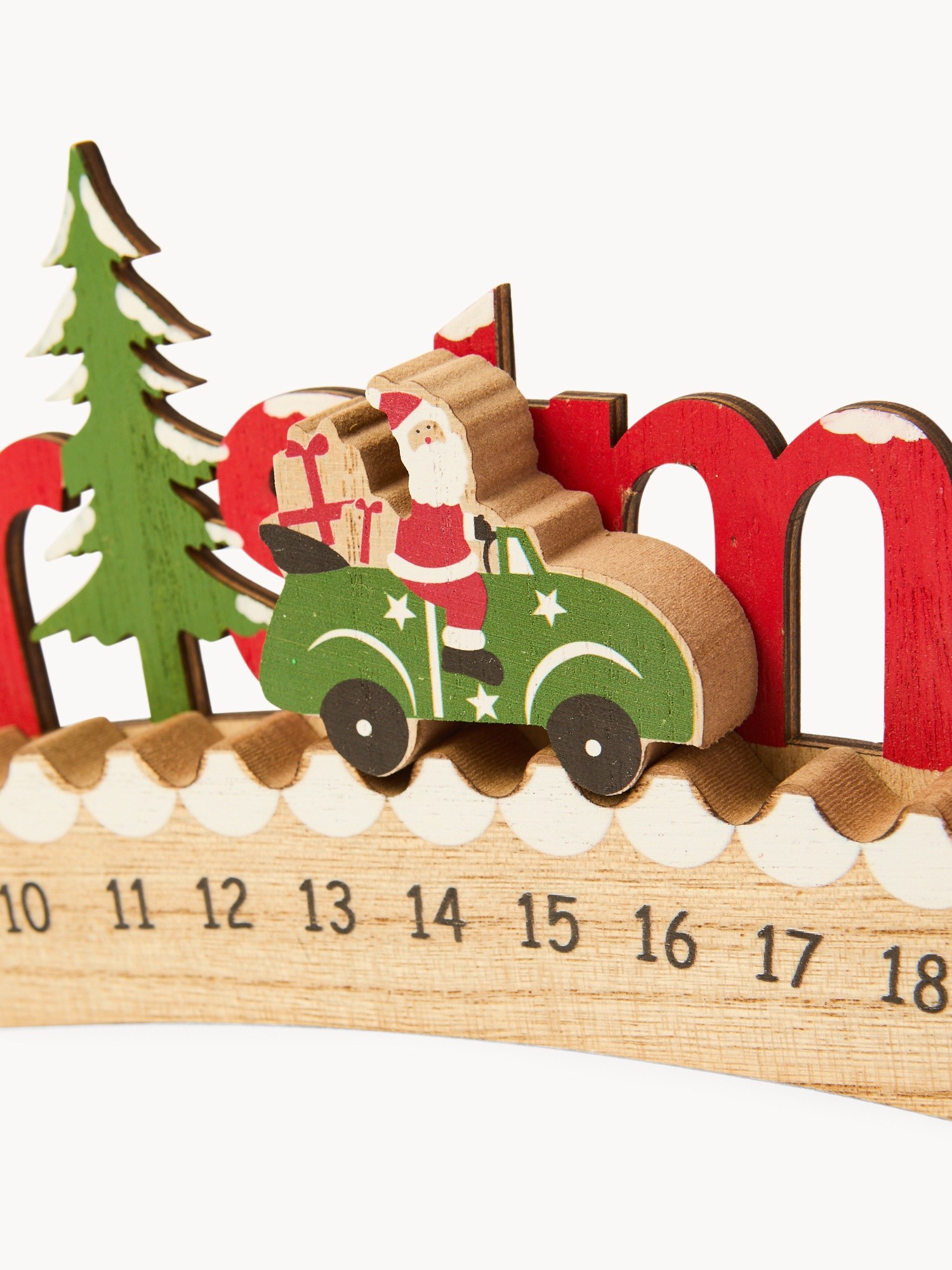 Calendario dell'avvento in legno, Multicolor, large image number 1