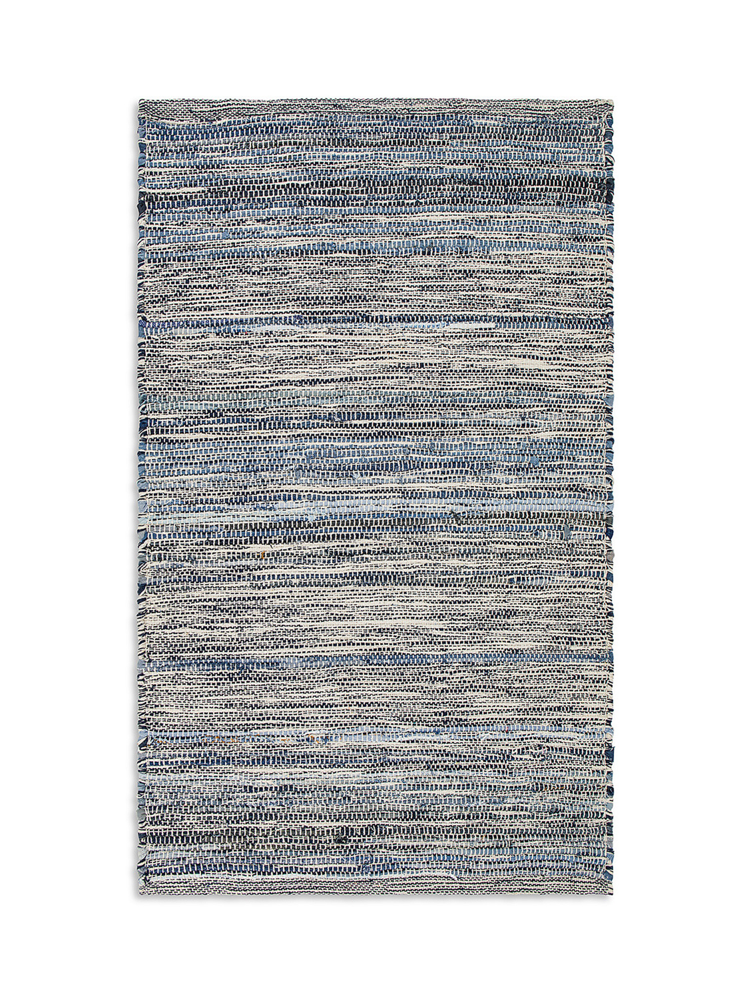 Cotton kitchen rug, Blue, large image number 0