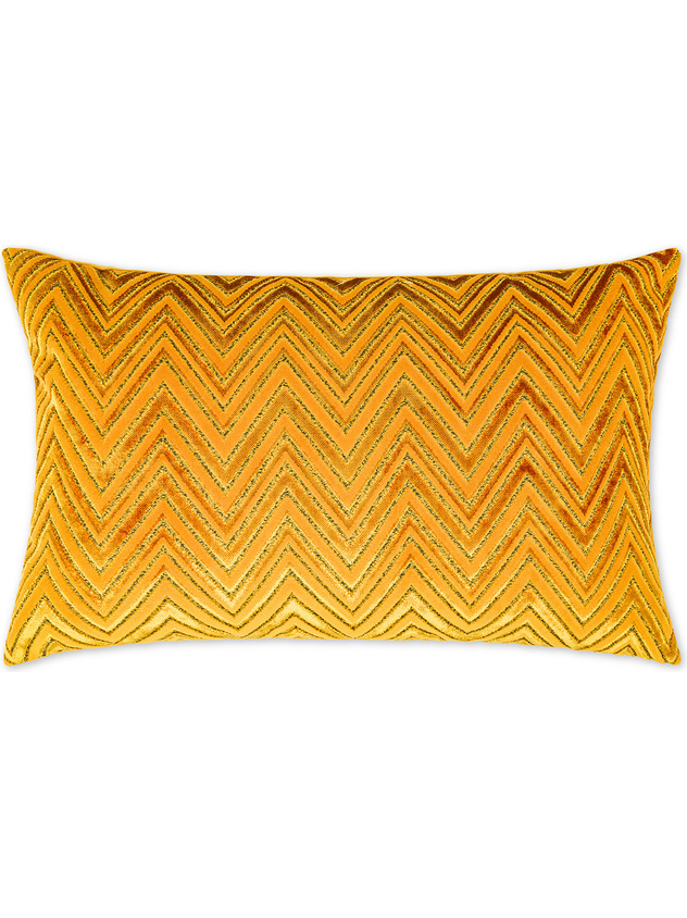 Cuscino 35x55 cm in velluto jacquard motivo geometrico