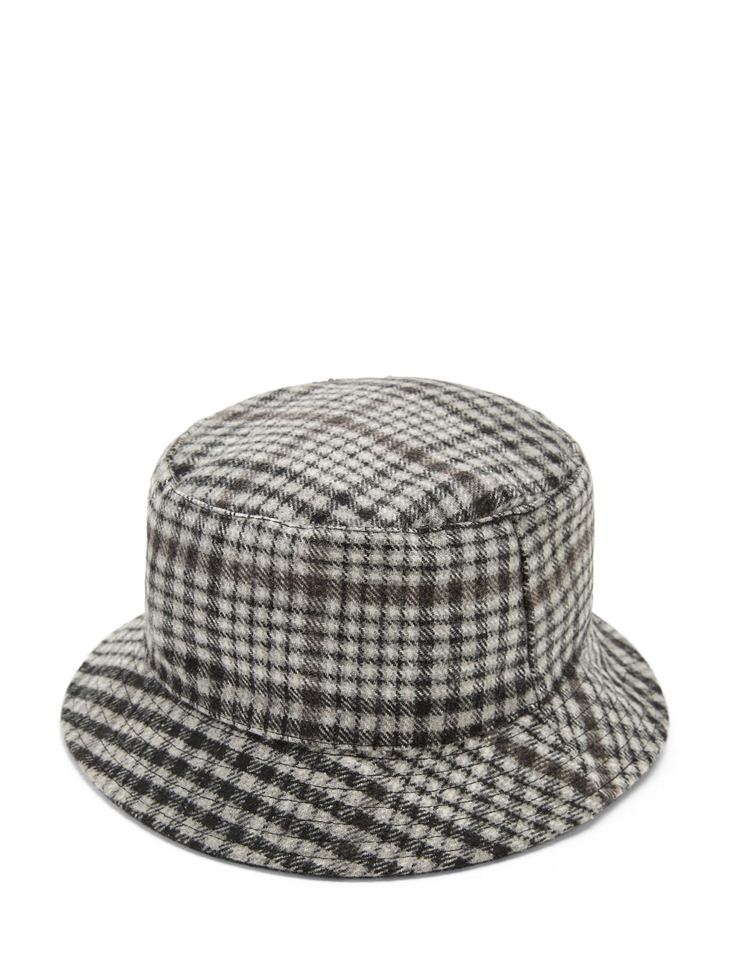 Koan - Checked cloche hat, Grey, large image number 0