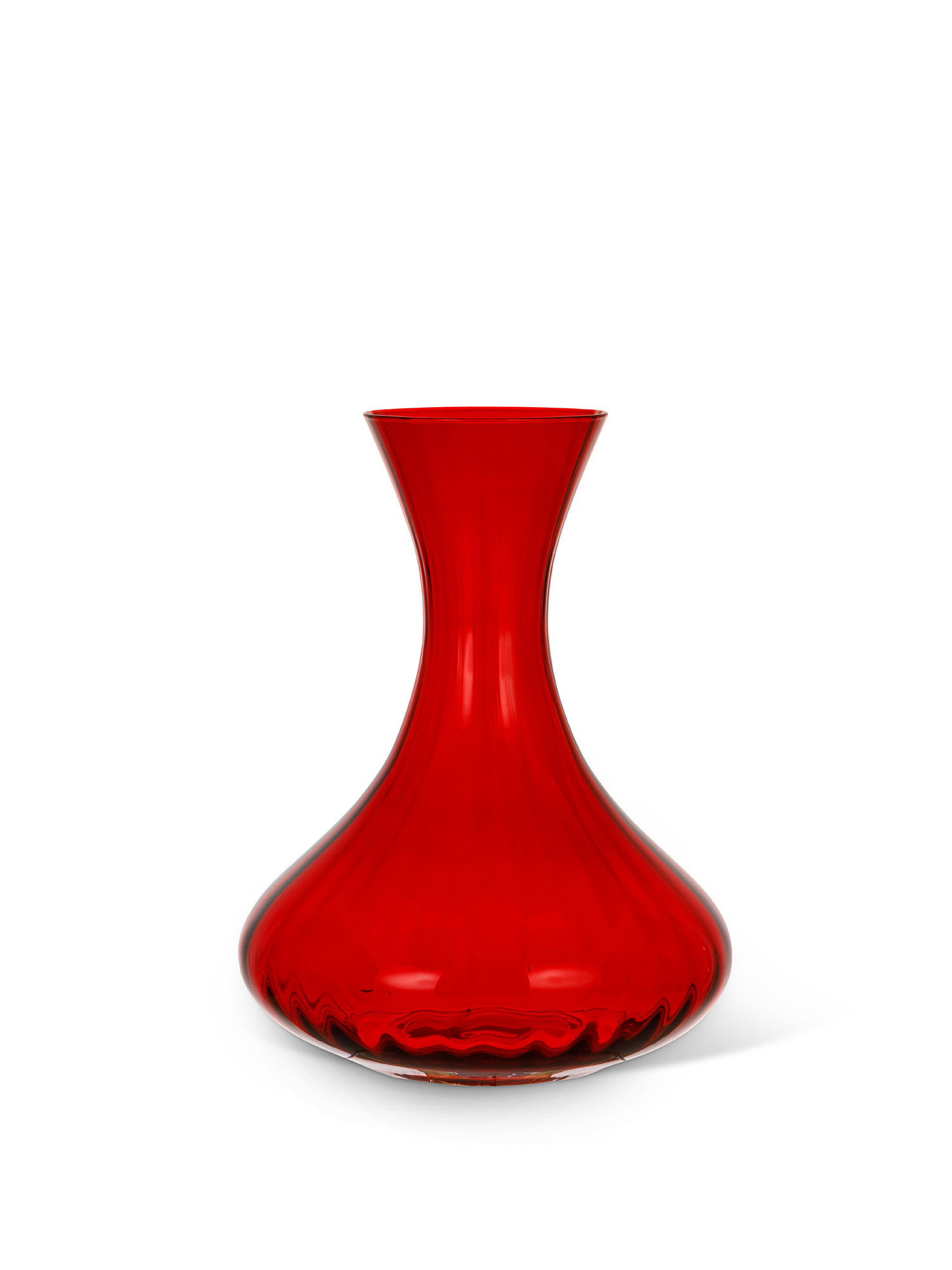 Decanter in vetro optical, Rosso, large image number 0