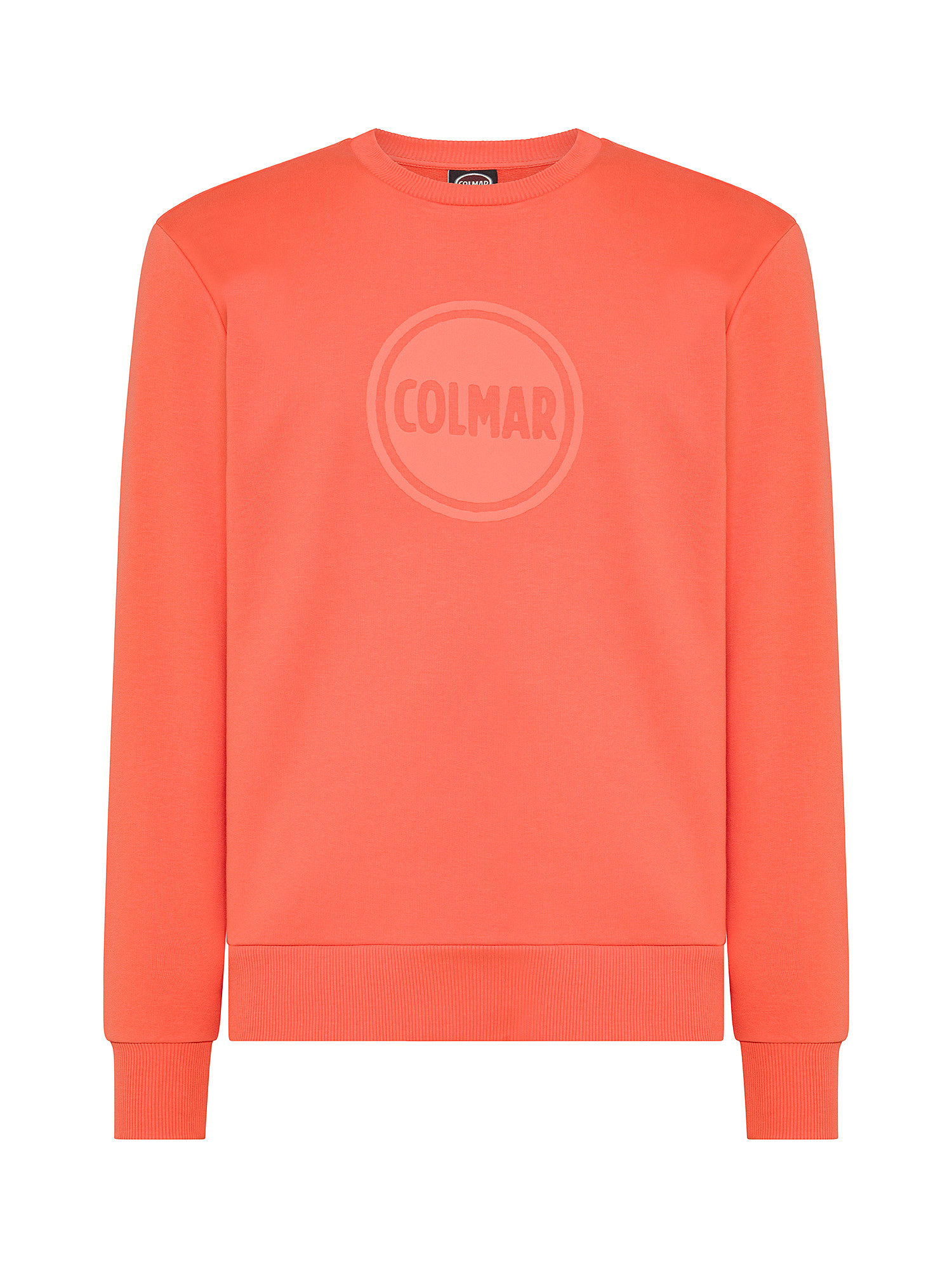 Colmar - Crewneck sweatshirt with one-color print, Orange, large image number 0