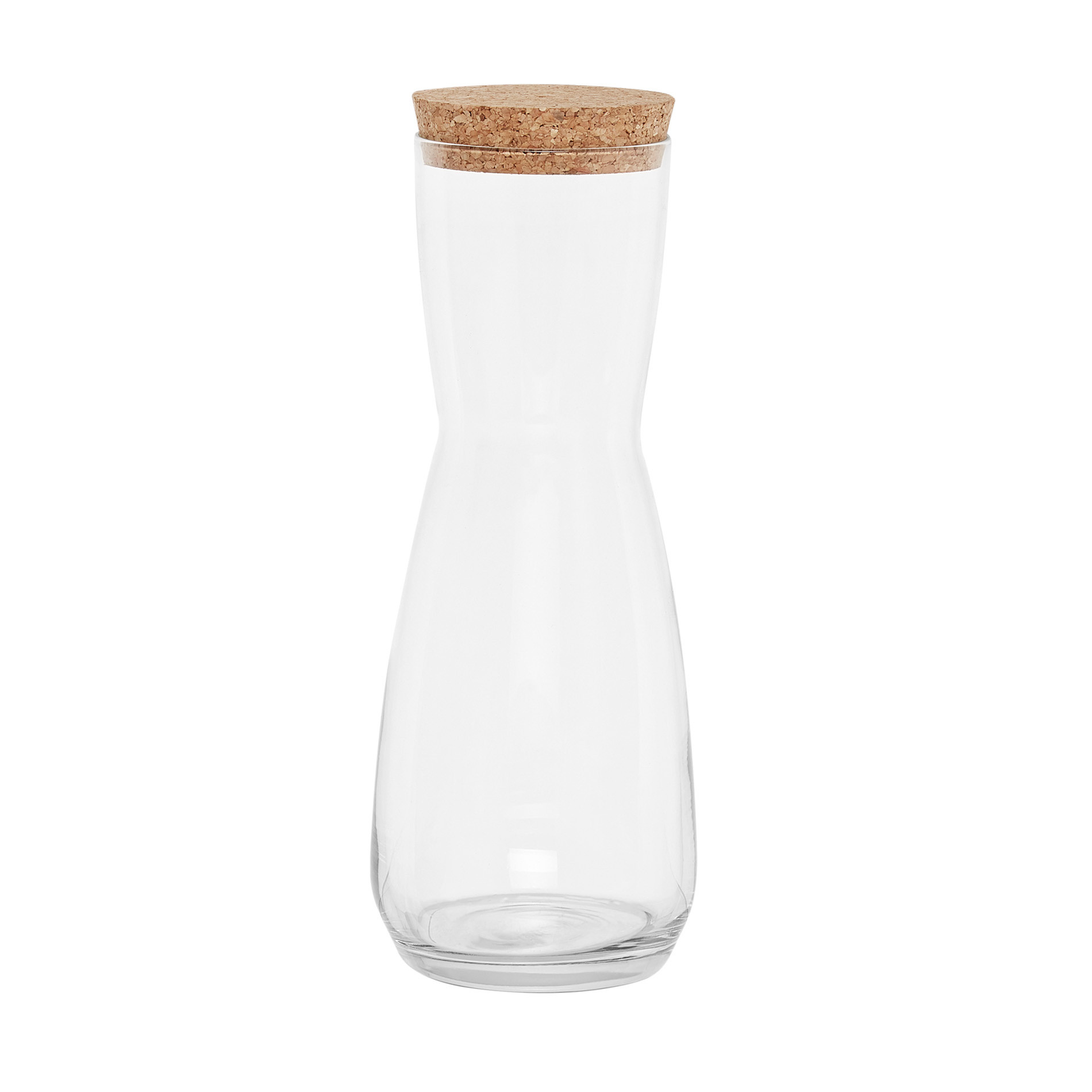 0.74 L glass jug with lid, Transparent, large image number 0