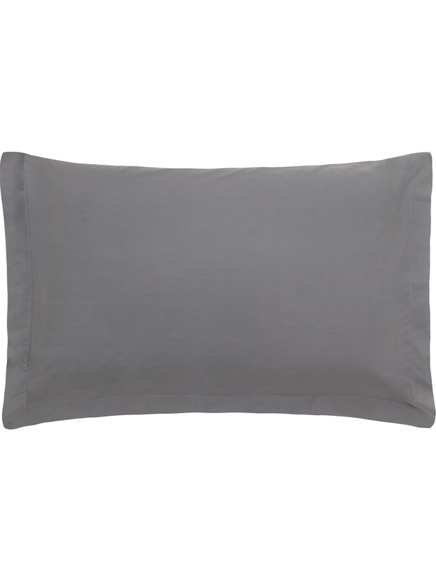 Zefiro solid colour pillowcase in percale.