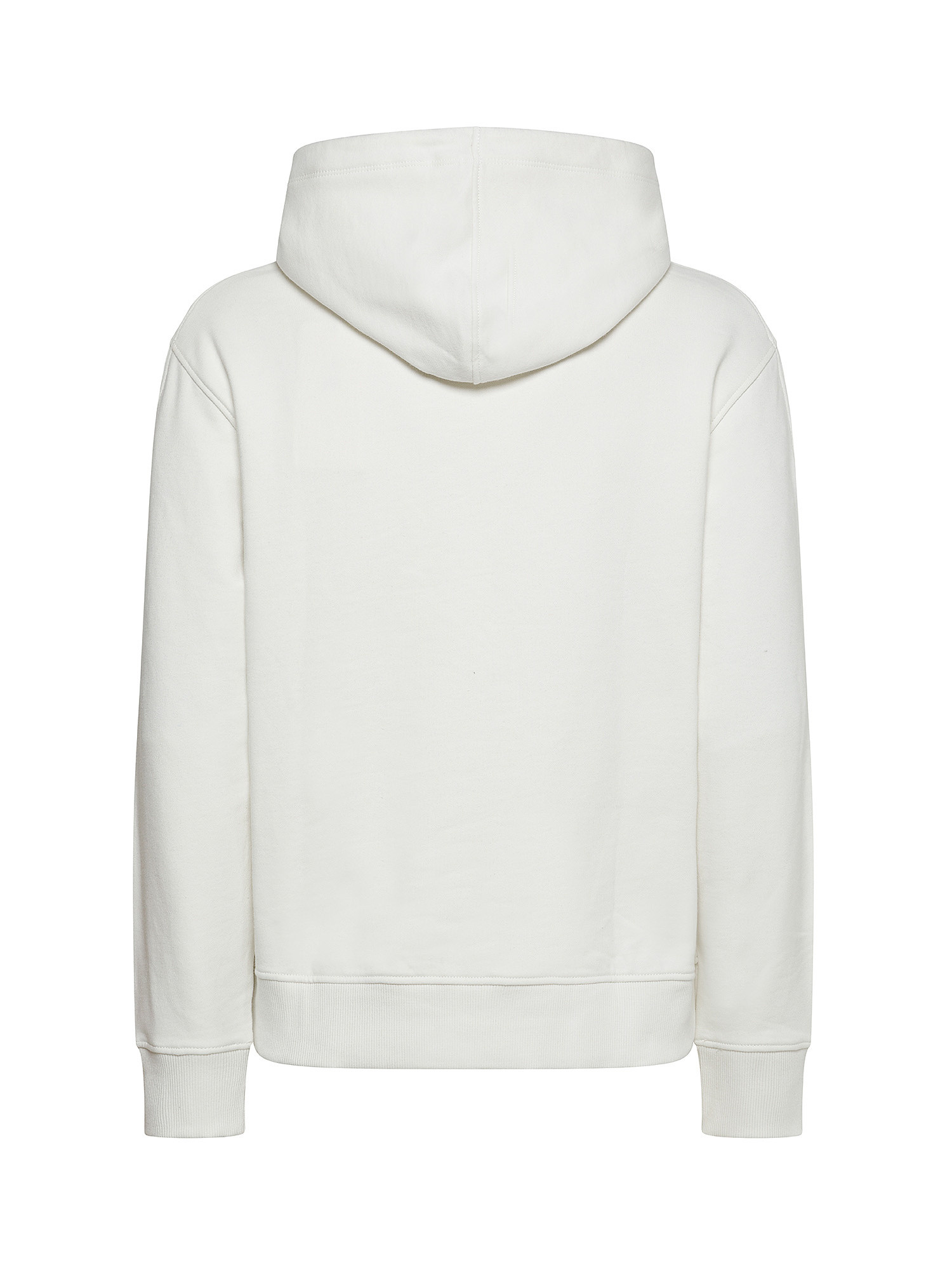 Calvin Klein Jeans - Relaxed fit sweatshirt in cotton with logo, White, large image number 1