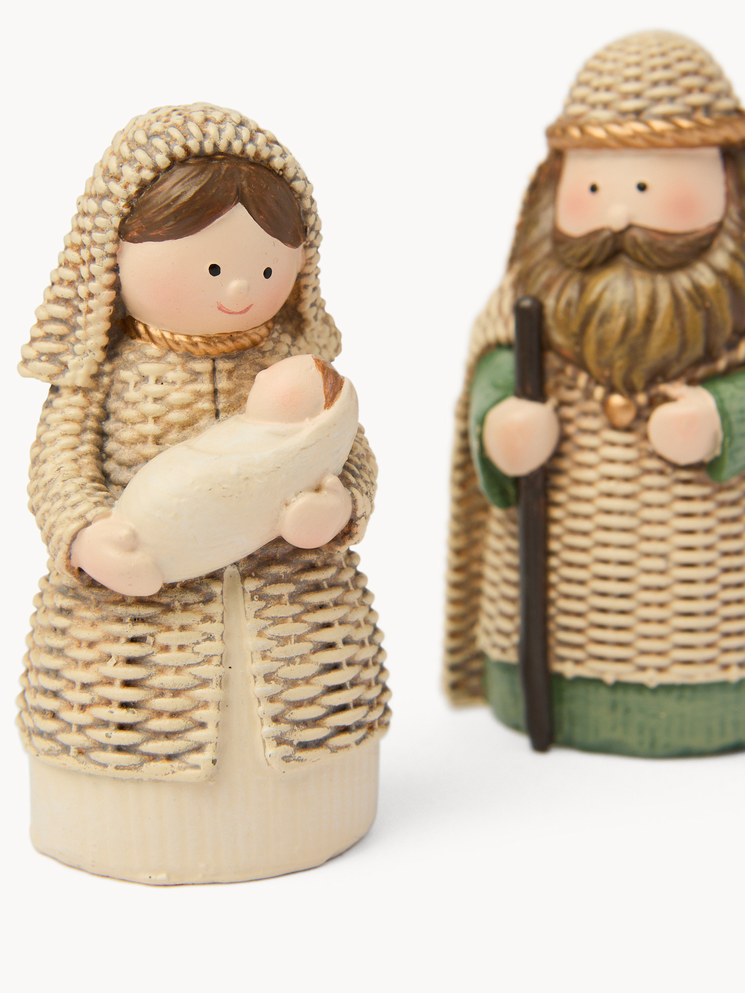 Set 8 figure natività in resina, Multicolor, large image number 1