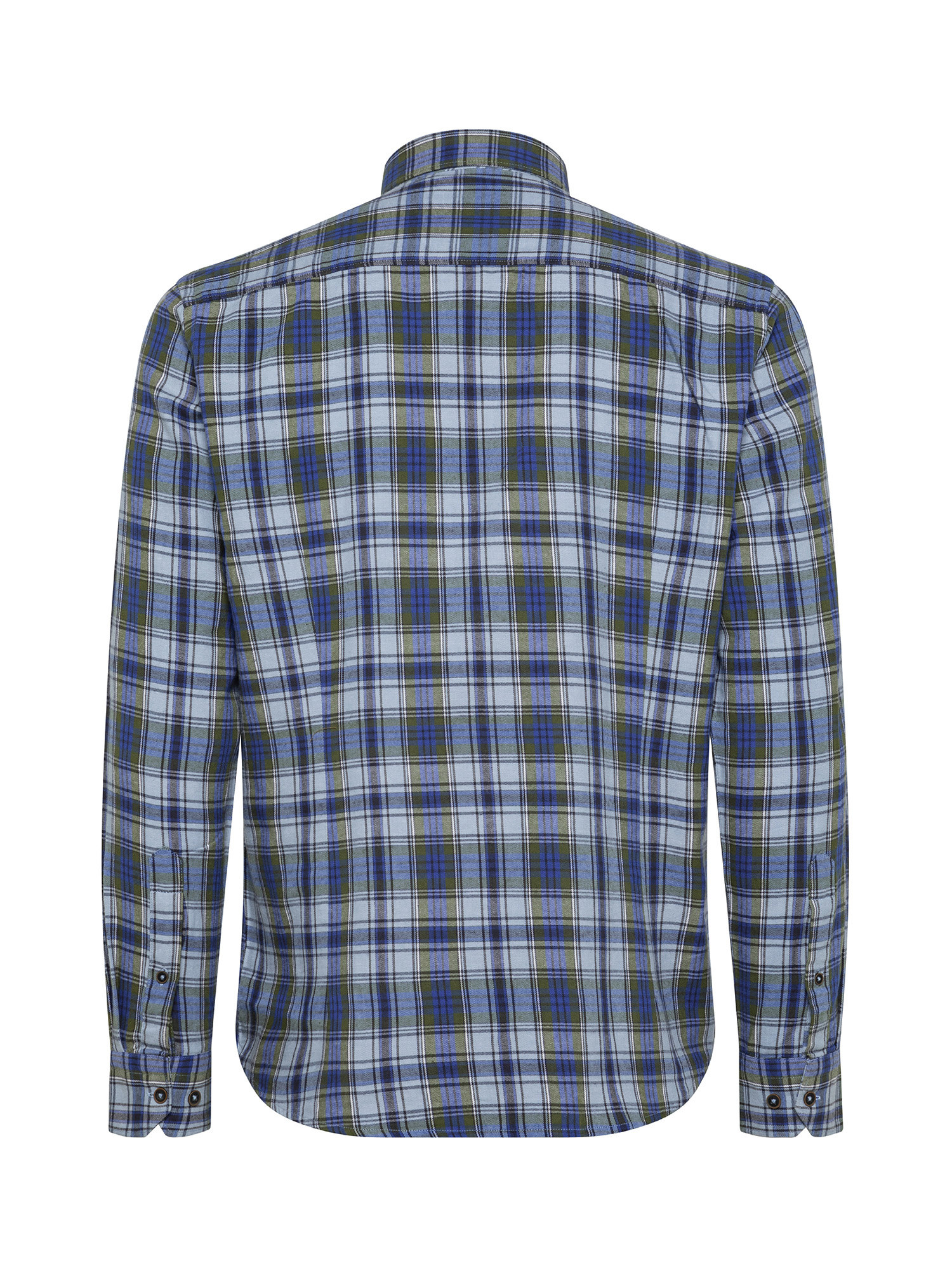JCT - Checked shirt in soft flannel, Green, large image number 1