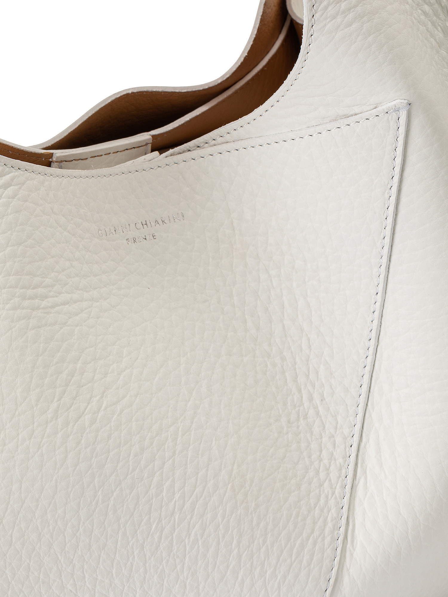 Euphoria leather bag, White, large image number 2