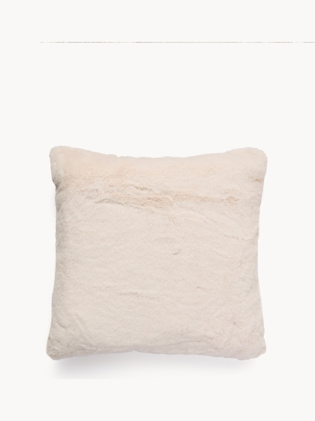 Cuscino effetto pelliccia 45x45cm