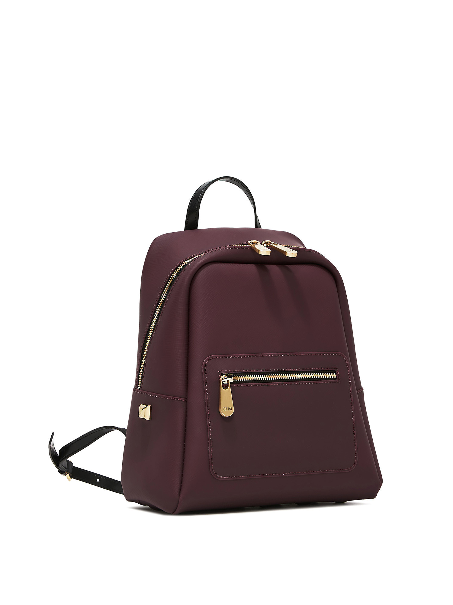 Medium Maxi Studs backpack, Red Bordeaux, large image number 2