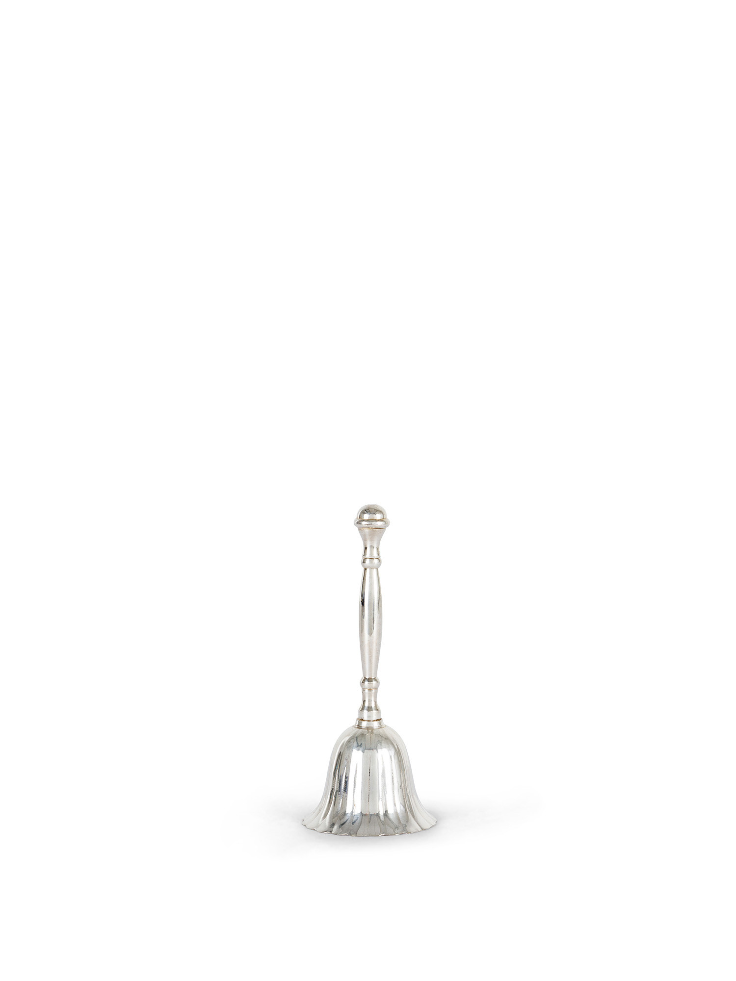 Bell in silver plated brass, Silver Grey, large image number 0
