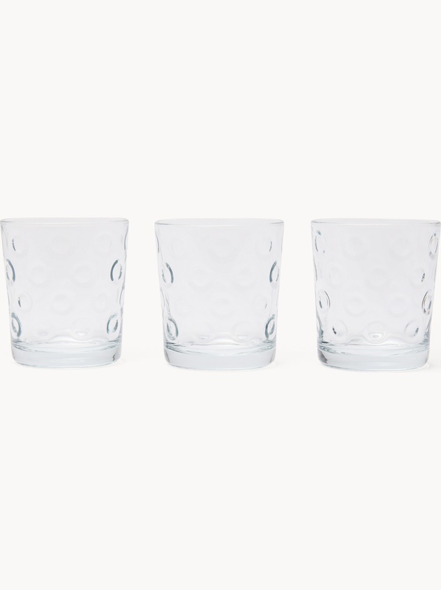 Set of 3 Rings Glass Tumblers - Introductory Price