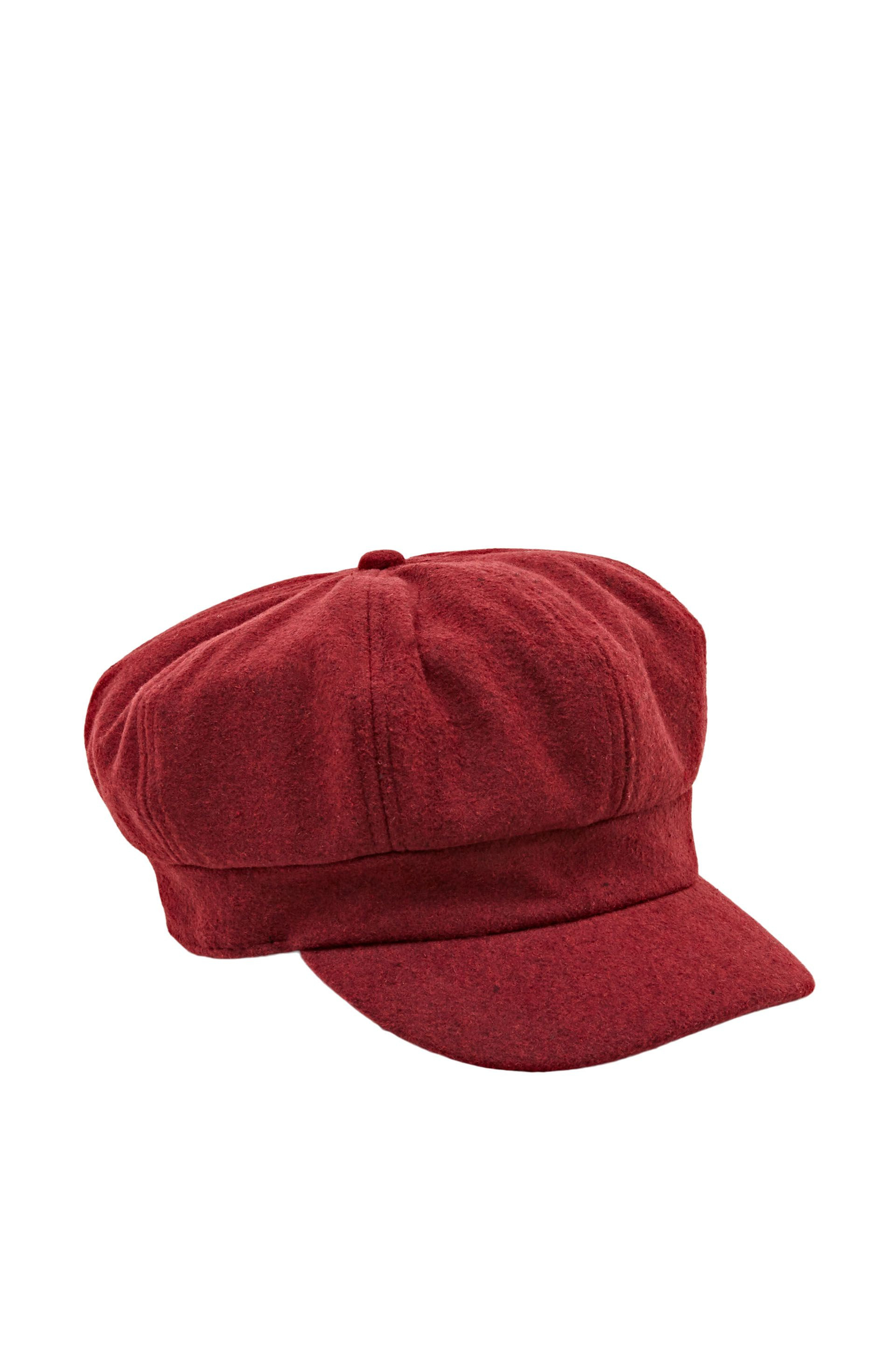 Baker boy cap, Red, large image number 0
