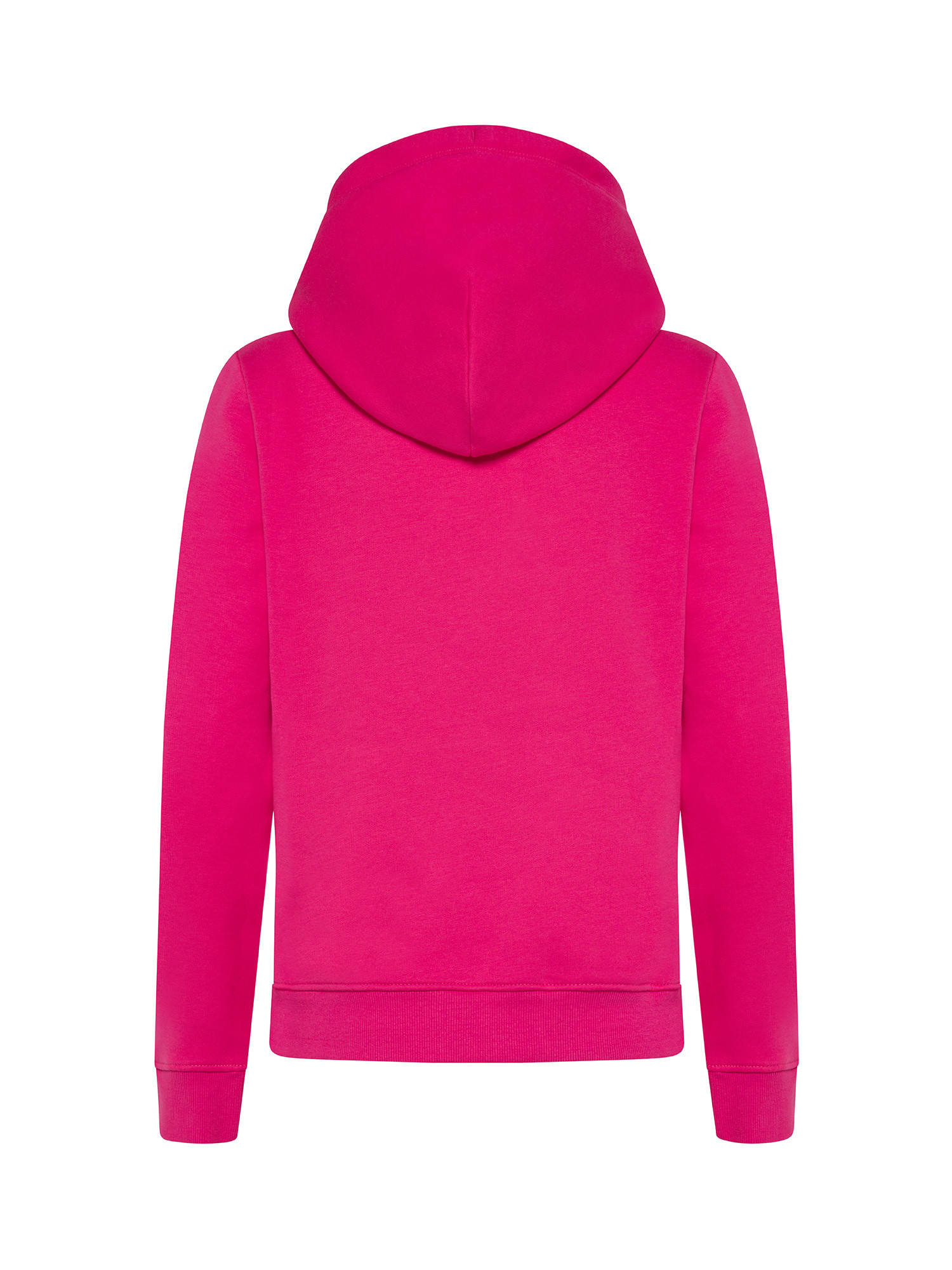 Tommy Jeans - Cotton hooded sweatshirt, Pink Fuchsia, large image number 1