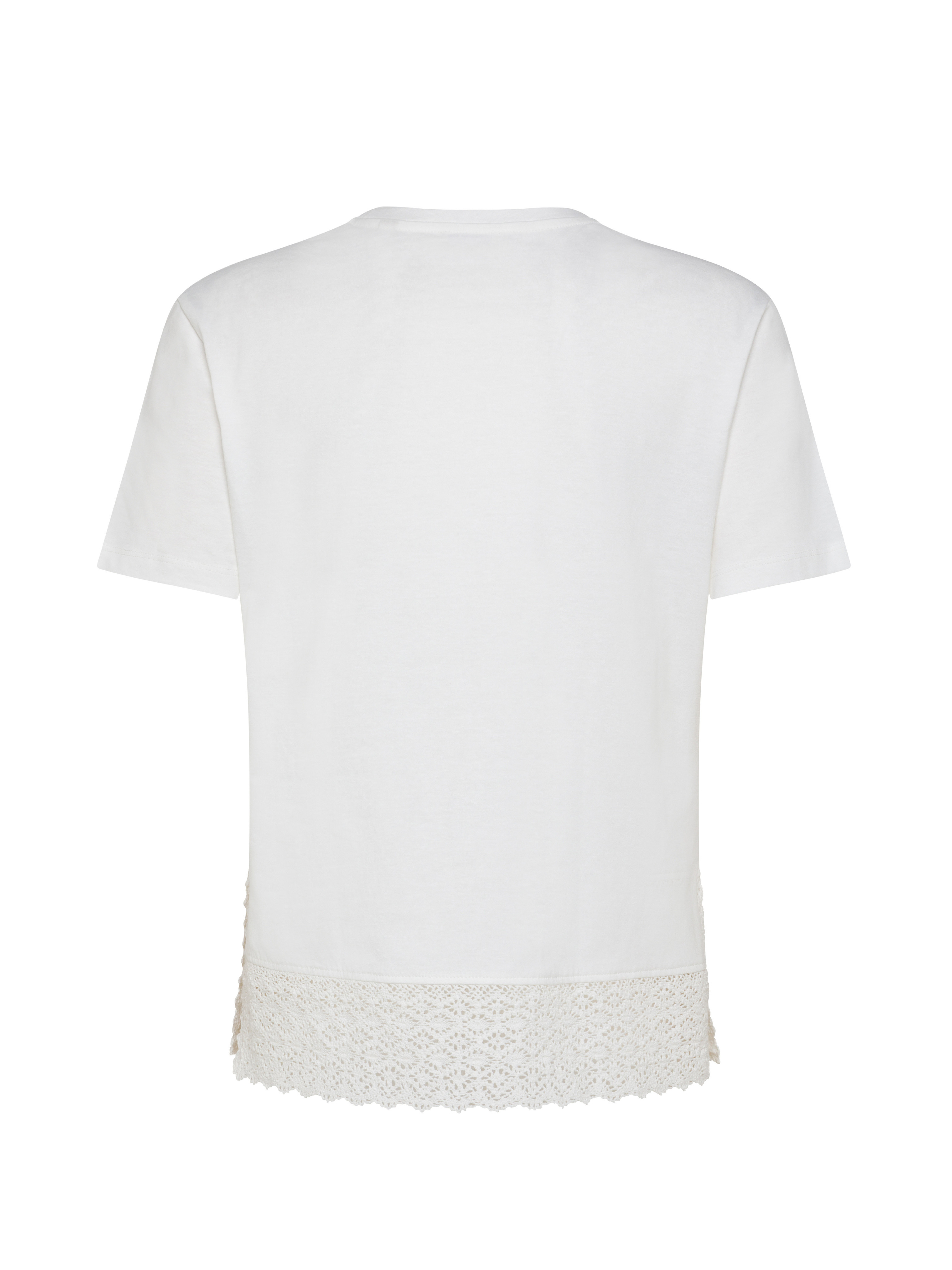 Esprit - T-shirt in cotone, Bianco, large image number 1