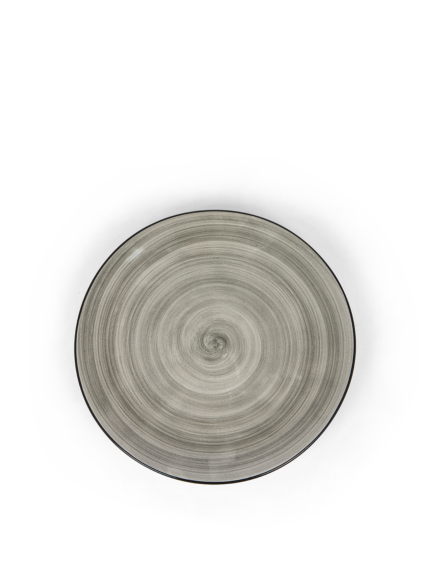 Tokyo stoneware dinner plate, Grey, large image number 0