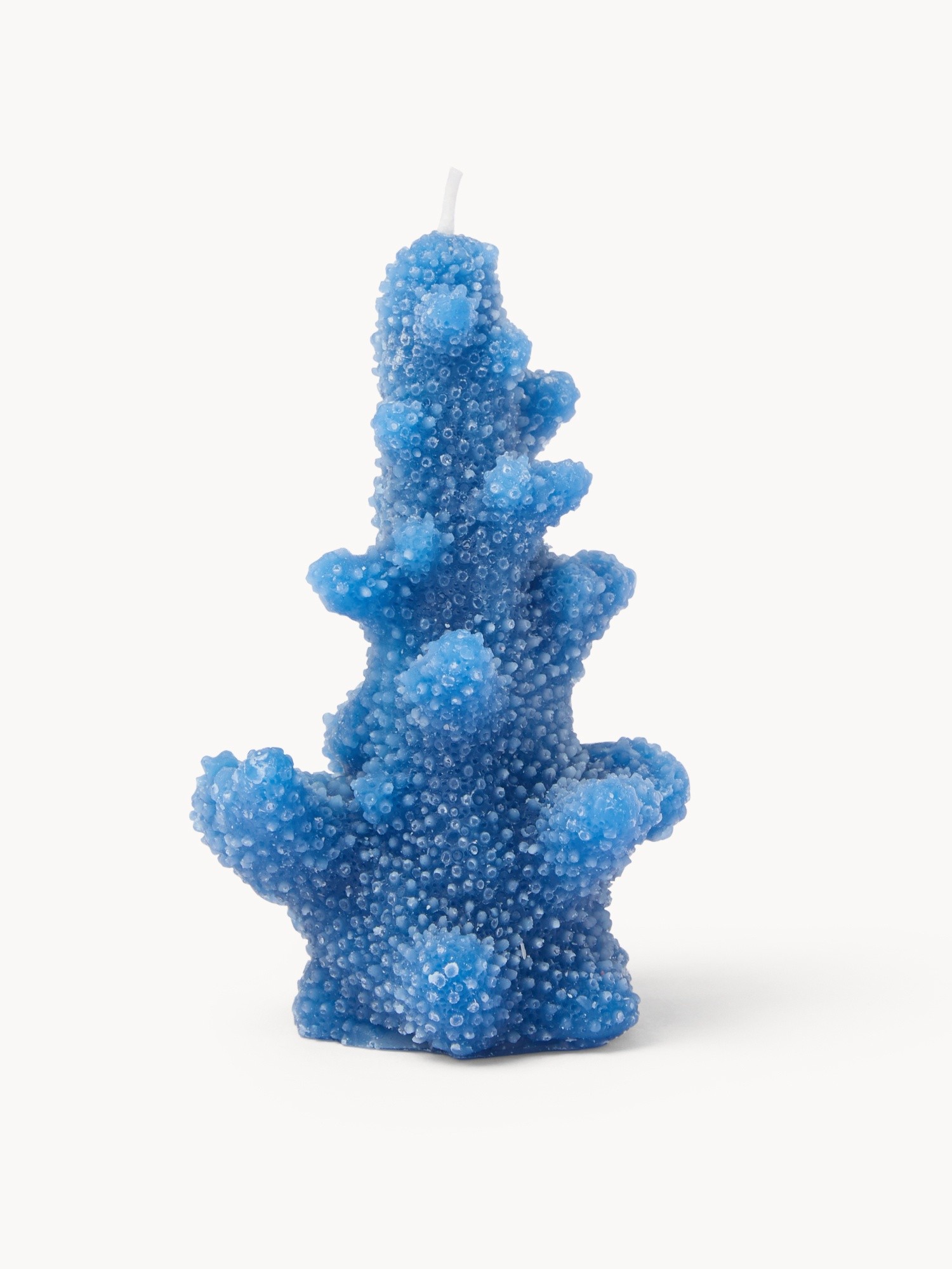 Candela a forma di corallo, Blu, large image number 0