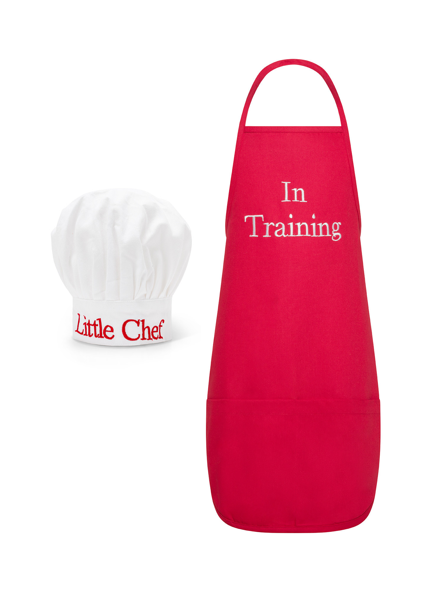 Set little chef con cappello e grembiule, Multicolor, large image number 0