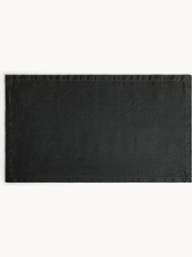 Tovaglietta puro lino lavato tinta unita