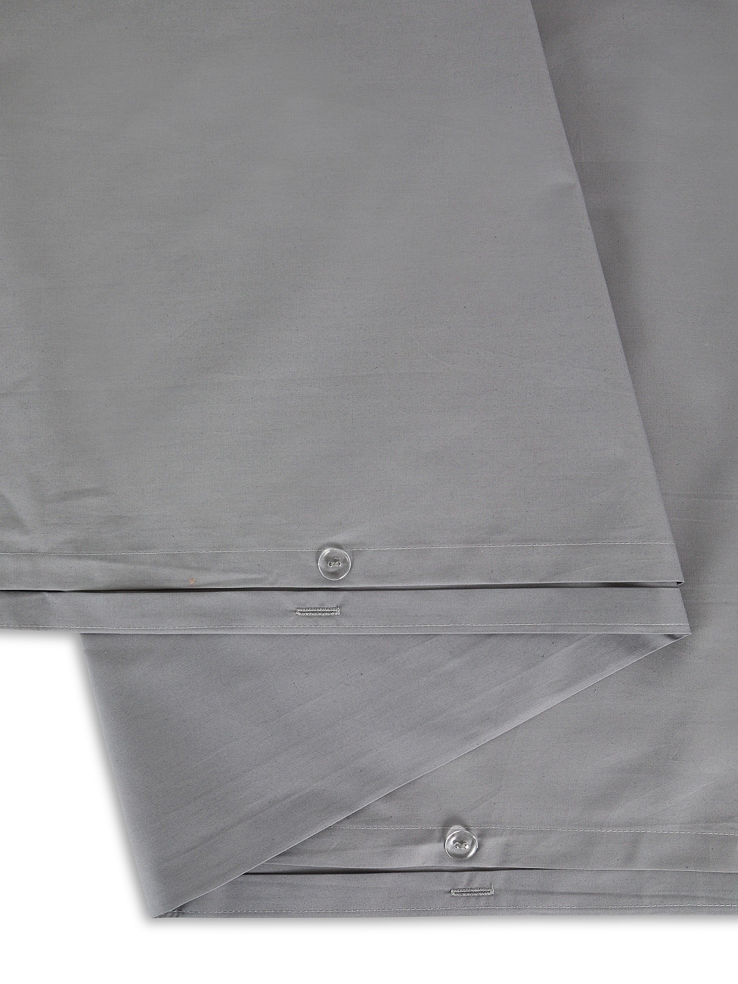 Copripiumino in cotone percalle Zefiro, Grigio, large image number 2