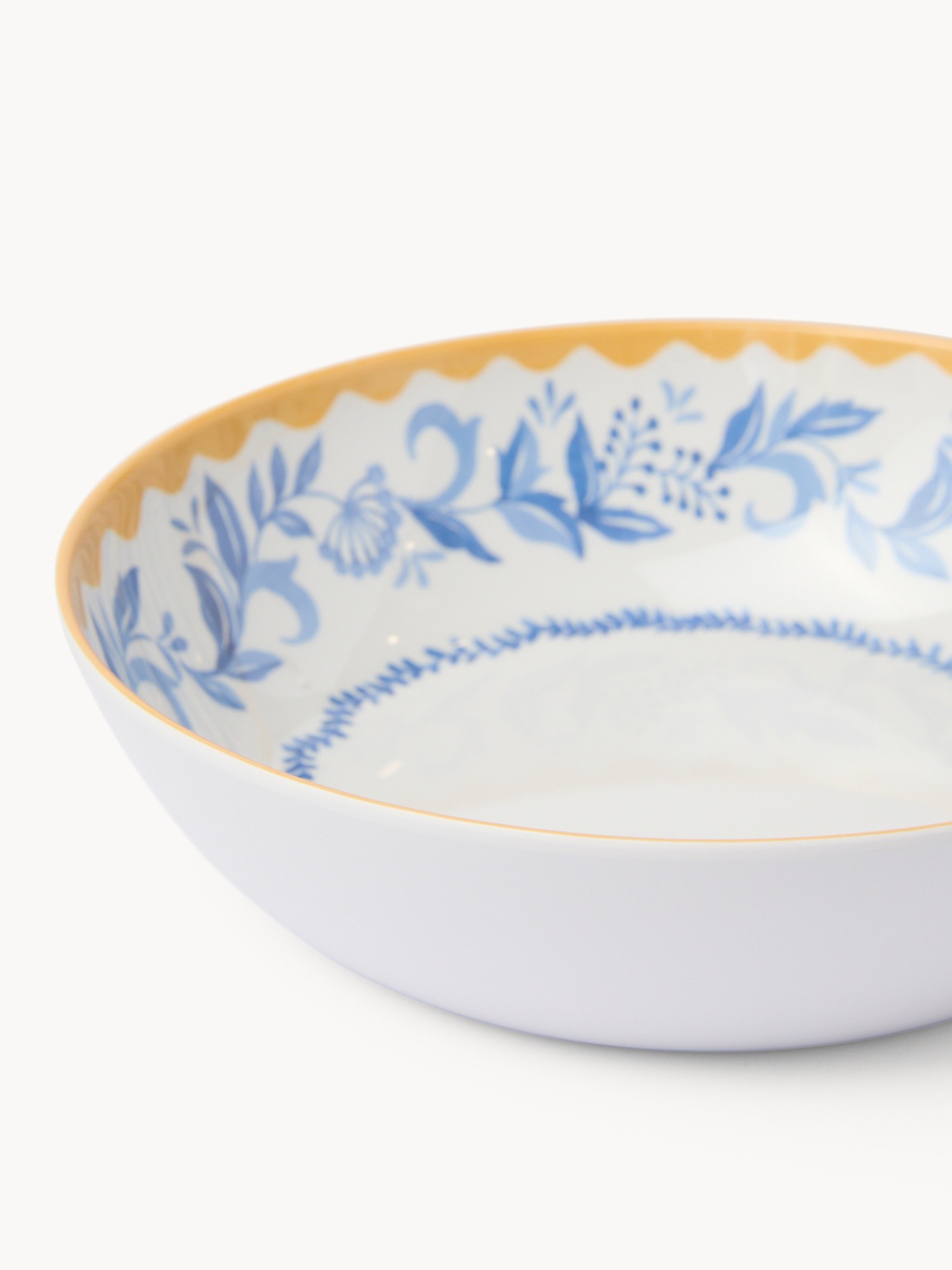 Melamine soup plate with flower detail - Discounted price, Multicolor, large image number 1