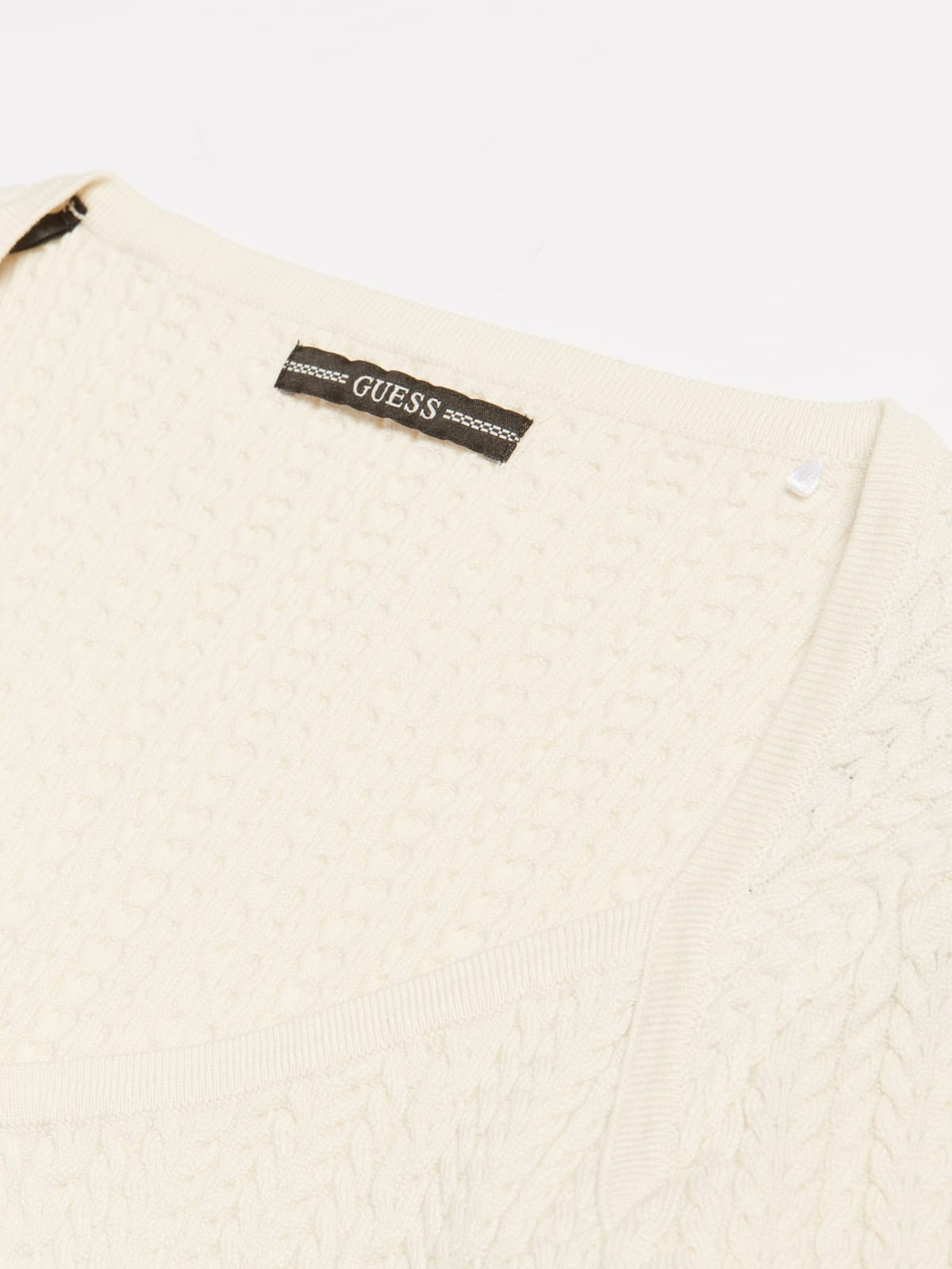 Long sleeves sweater, Cream, large image number 2