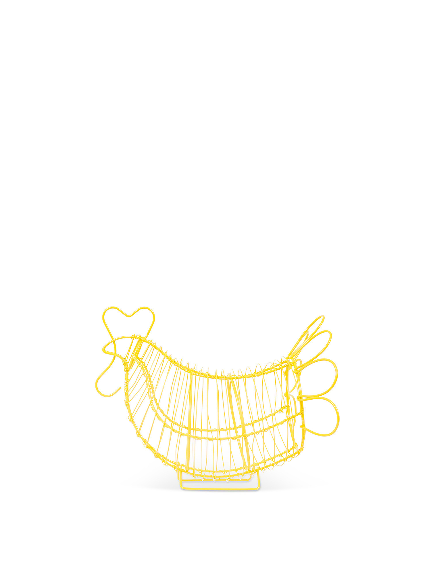 Chicken wire basket, Yellow, large image number 0