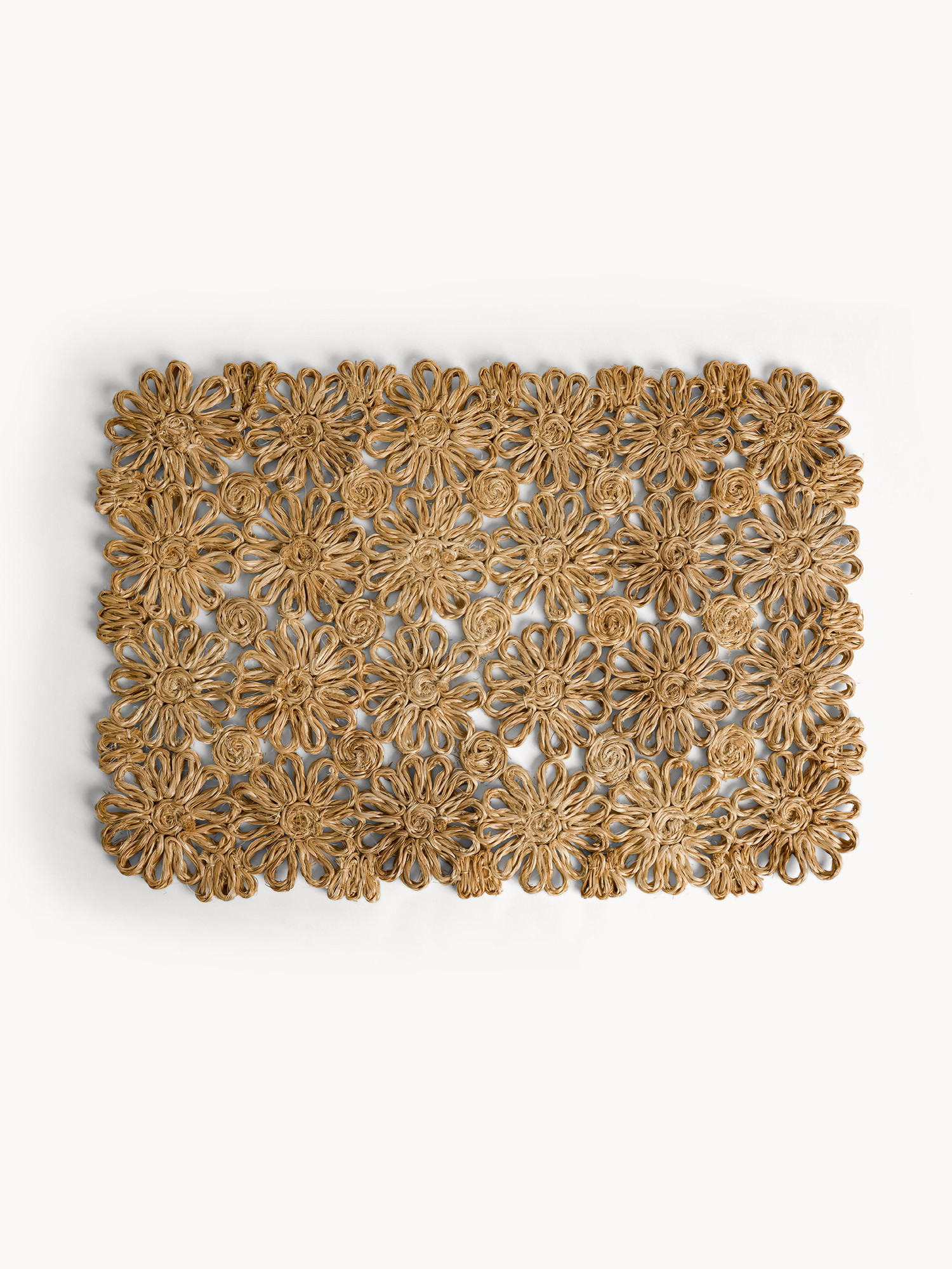 Tovaglietta naturale in fibra di abaca, Naturale, large image number 0