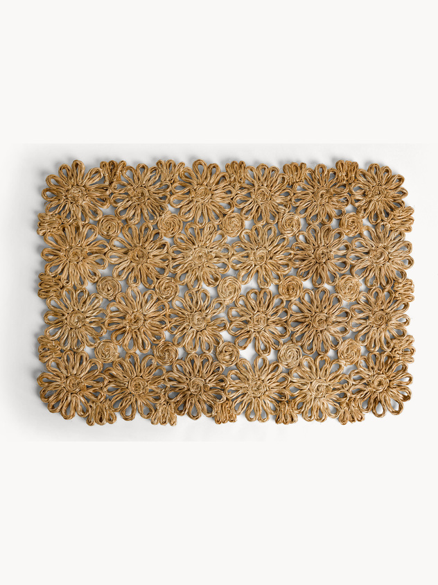 Tovaglietta naturale in fibra di abaca