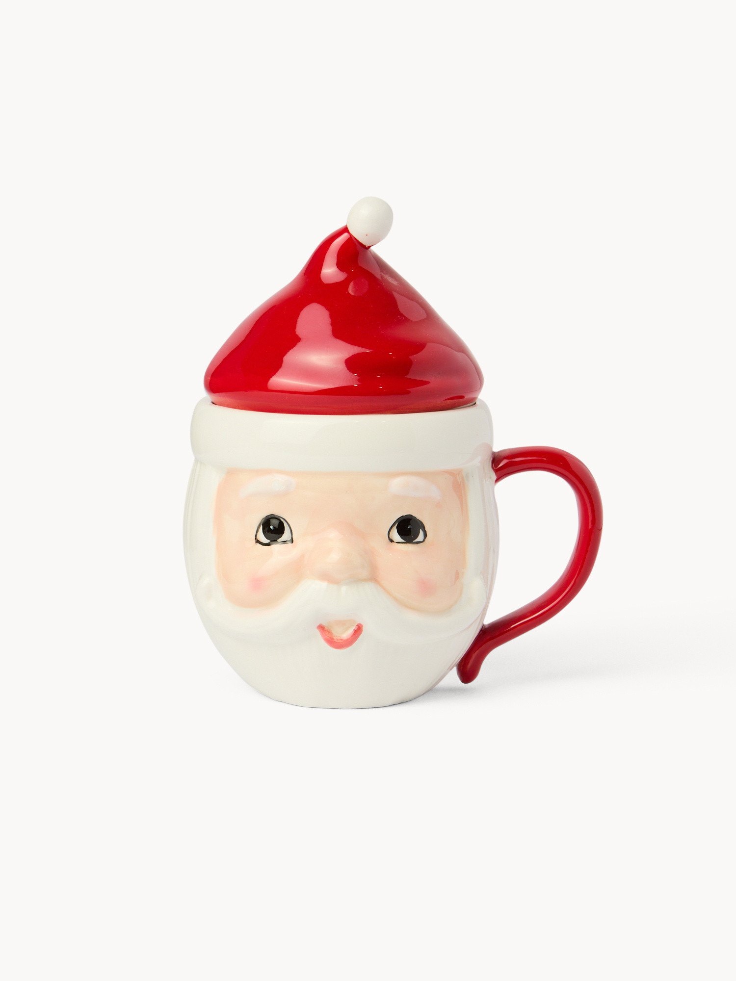 Ceramic Santa Claus mug, Red, large image number 0