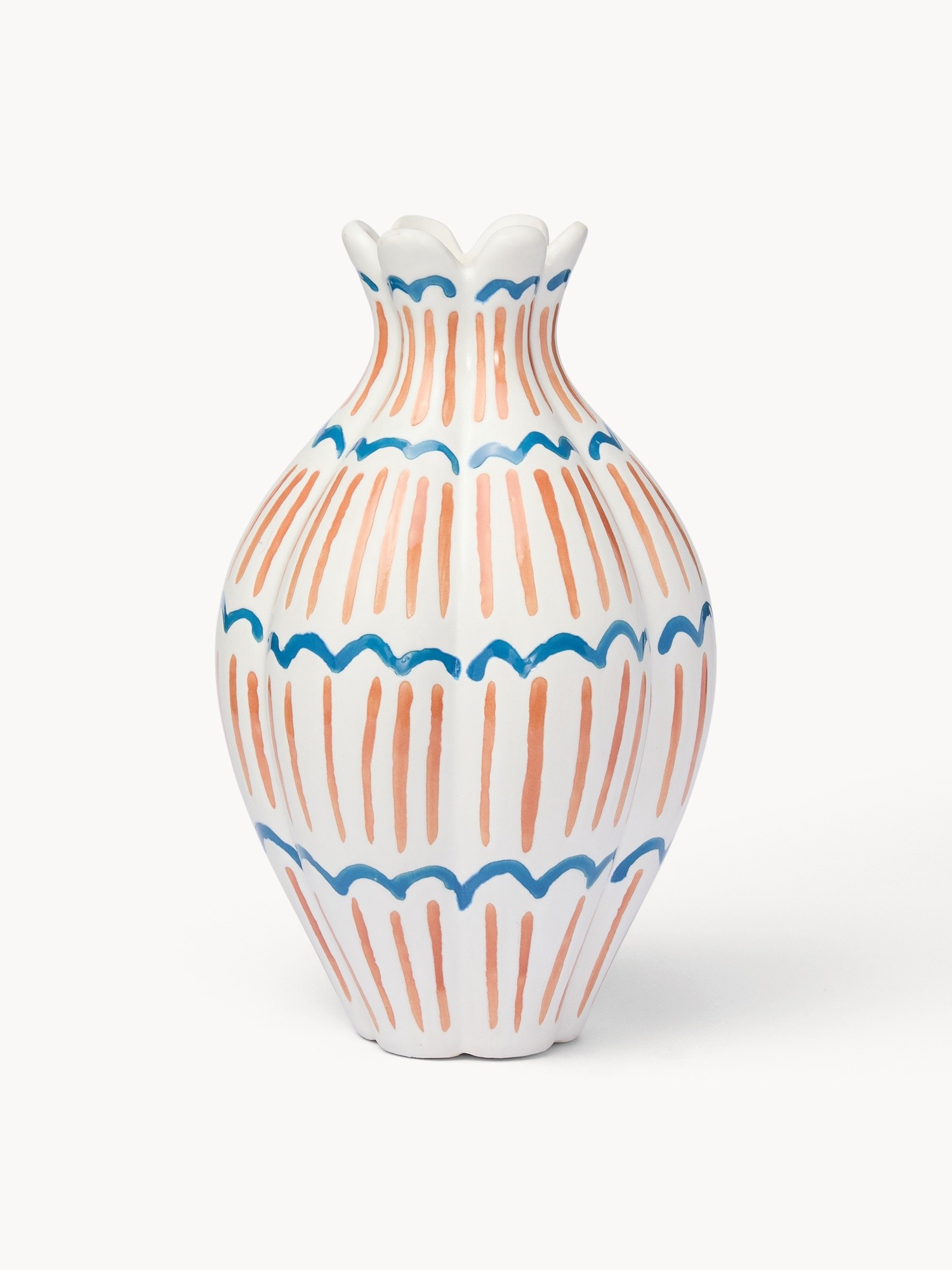 Vaso in ceramica artigianale vietnamita, Multicolor, large image number 0