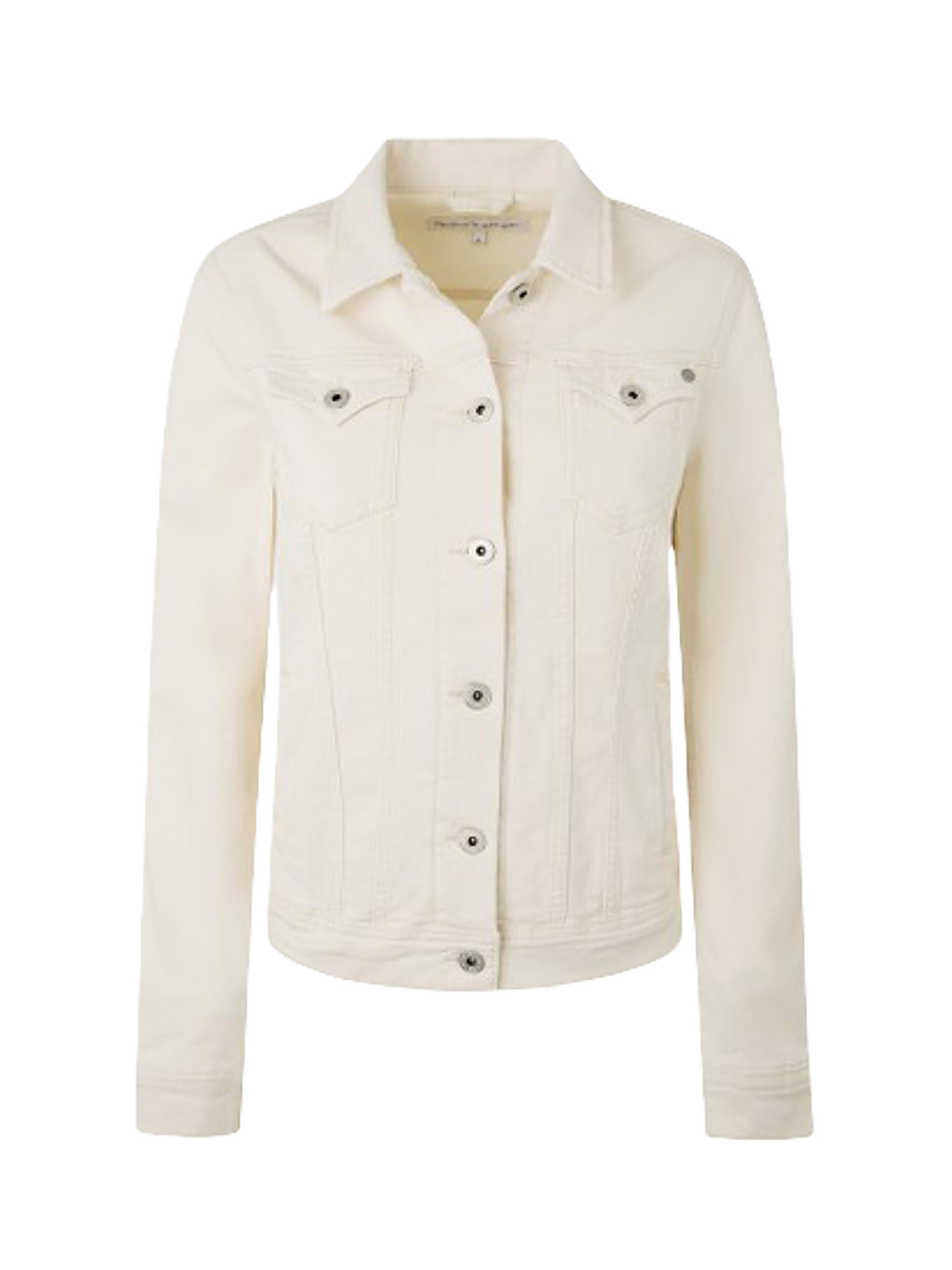 Thrift denim jacket, White Cream, large image number 0