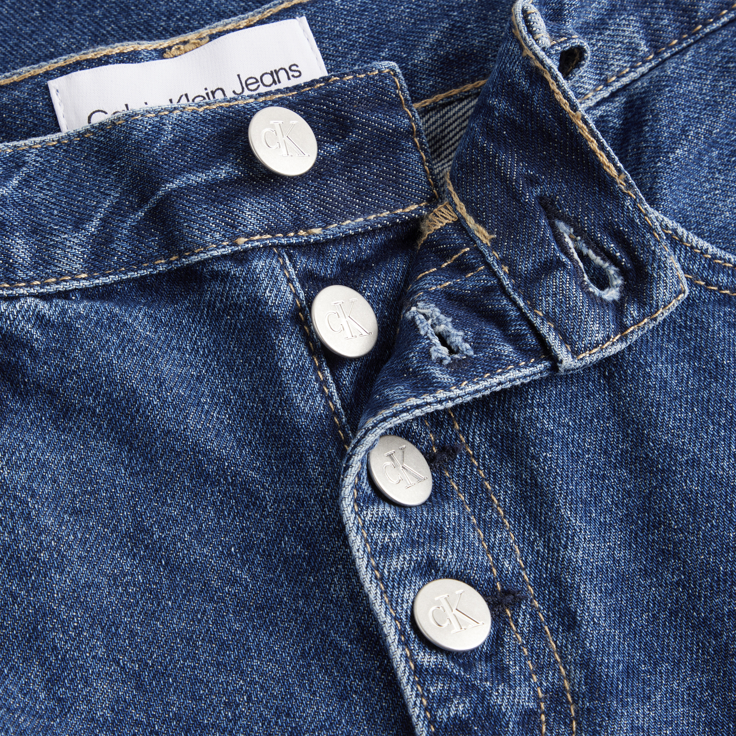Calvin Klein Jeans - Mom fit denim shorts, Denim, large image number 2