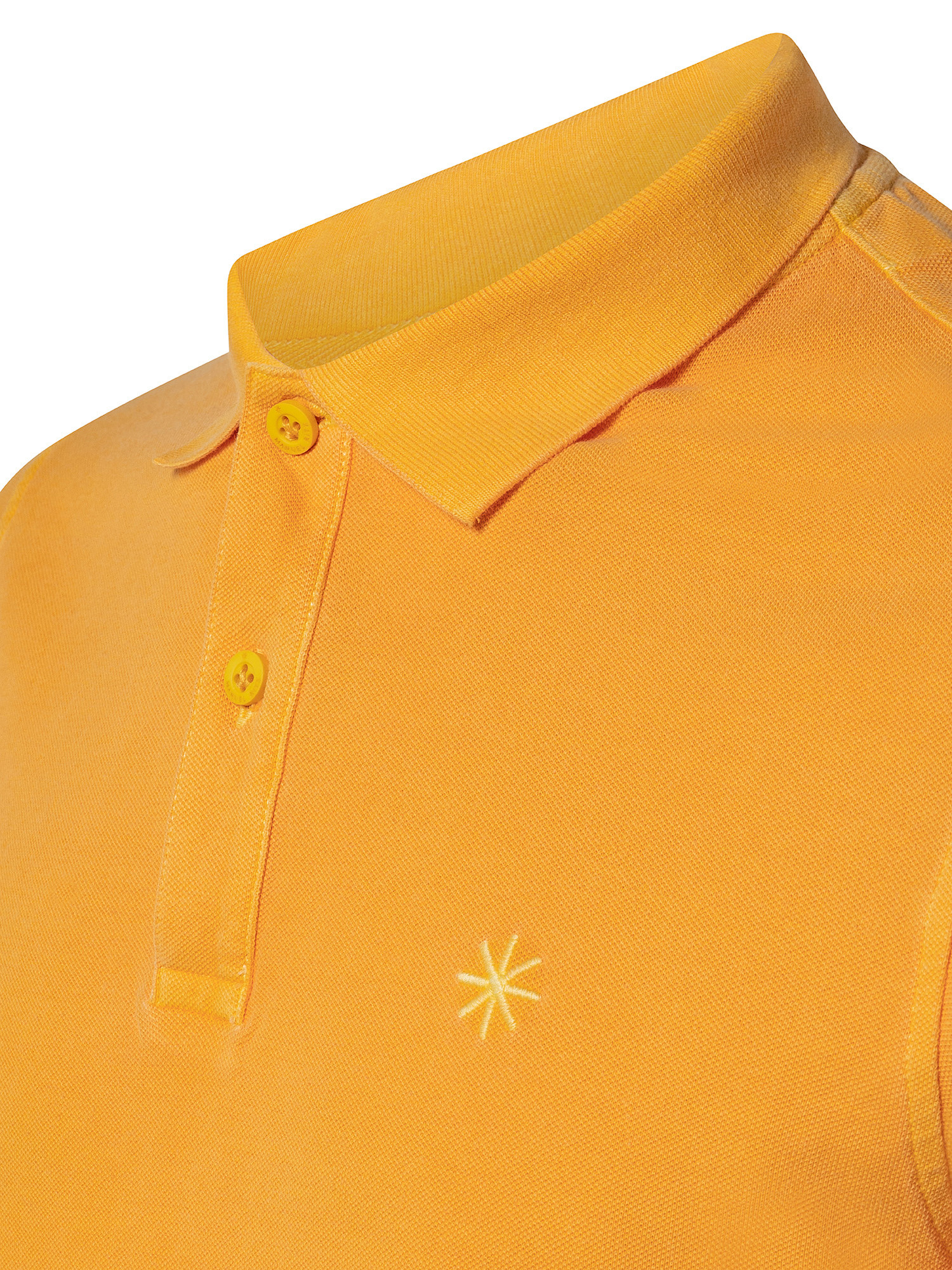 Short sleeve polo shirt, Orange Amber, large image number 2