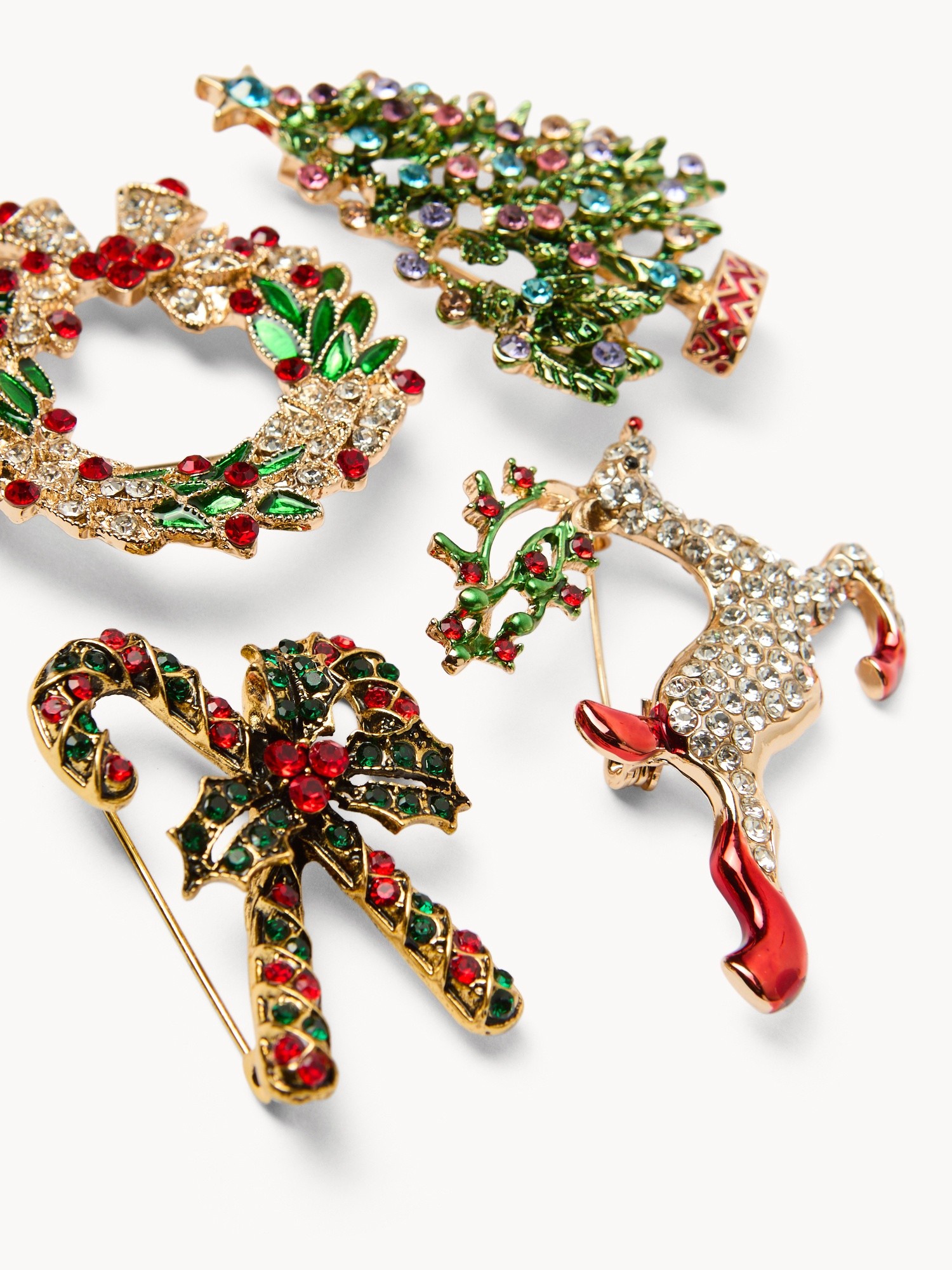 Spille segnaposto motivi natalizi, Multicolor, large image number 1