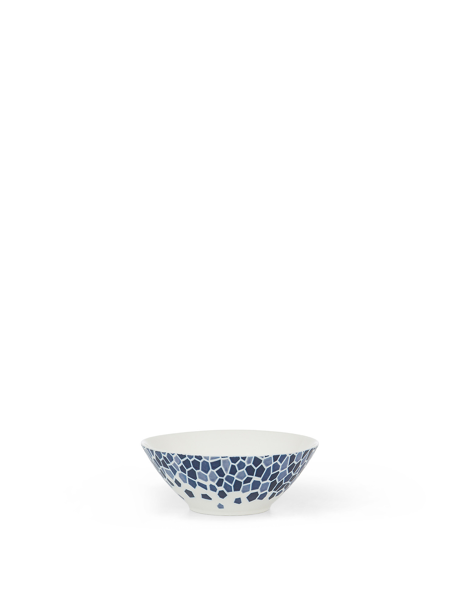 Porcelain bowl with blue mosaic, White / Blue, large image number 0