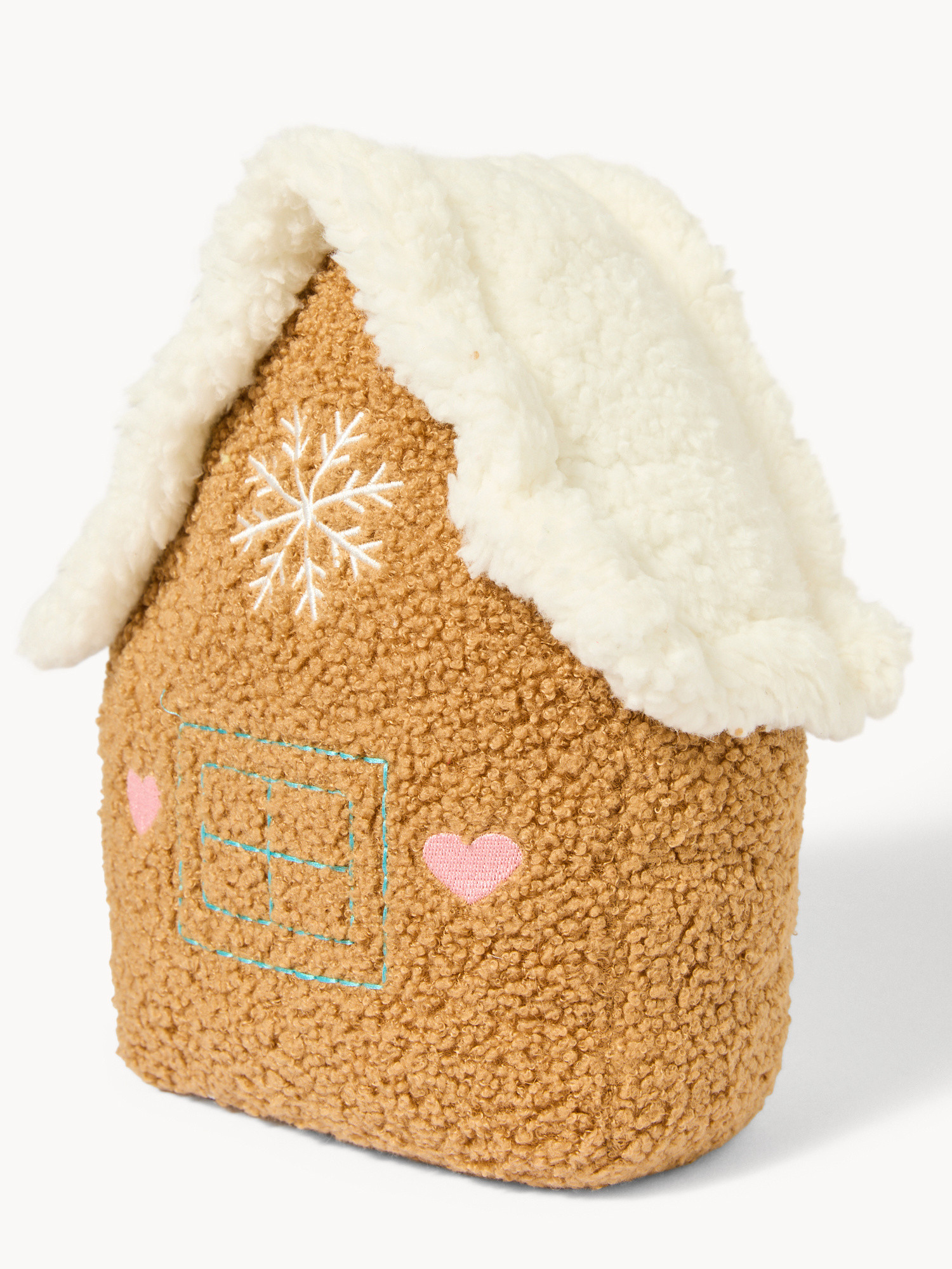 Fermaporta a forma di casetta marzapane, Beige, large image number 1