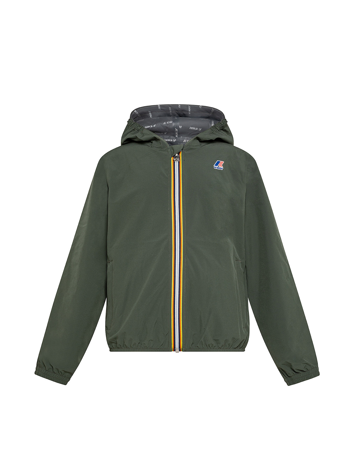 Waterproof boy jacket, Dark Green, large image number 0