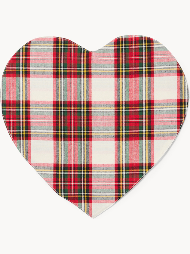 Tovaglietta tartan in puro cotone tinto filo